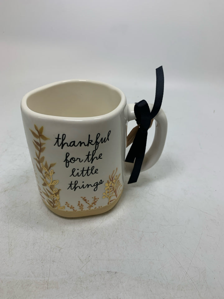 NWT THANKFUL FOR THE LITTLE THINGS RAE DUNN MUG.