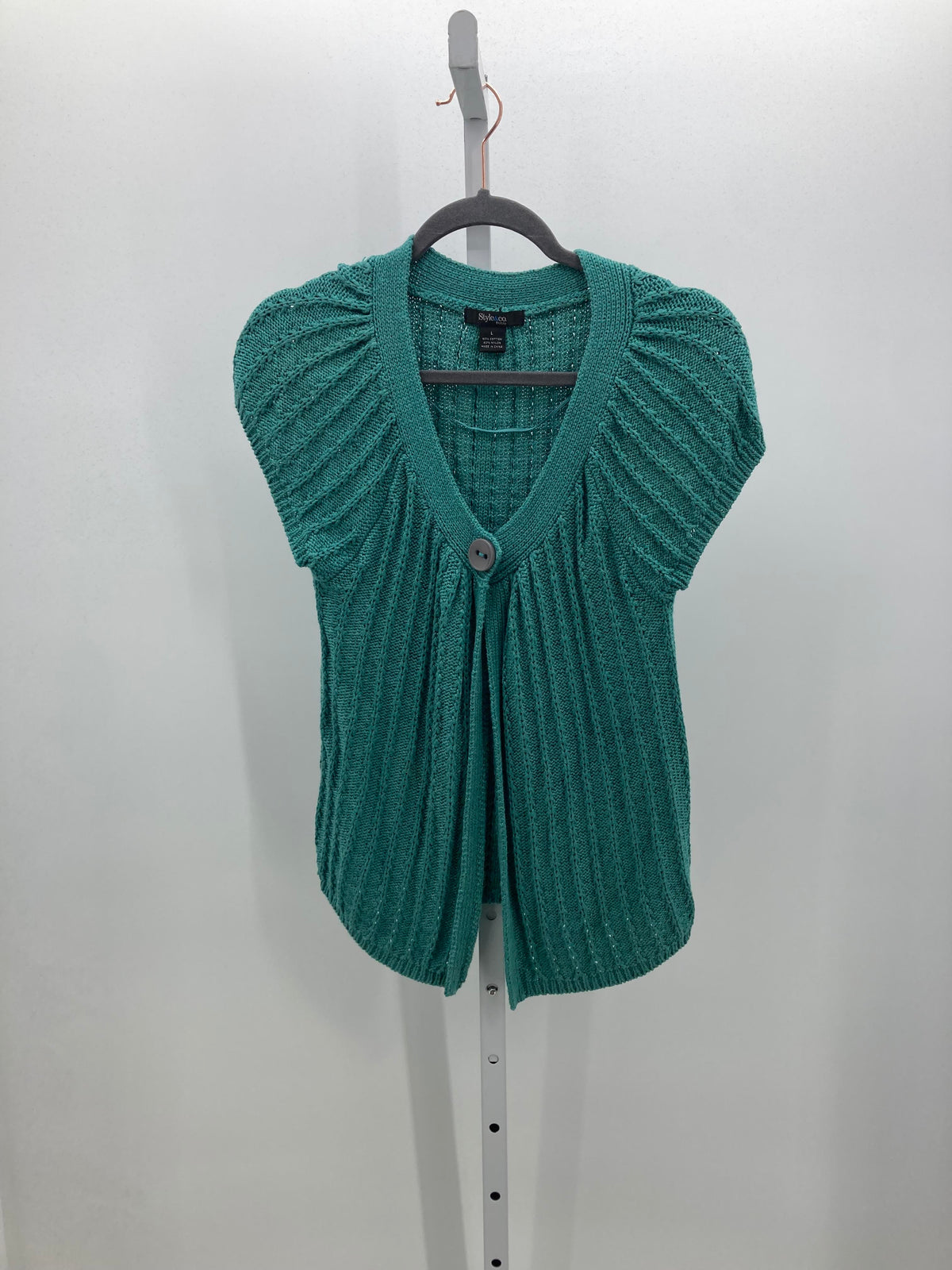 Style & Co. Size Large Petite Petite Short Slv Sweater