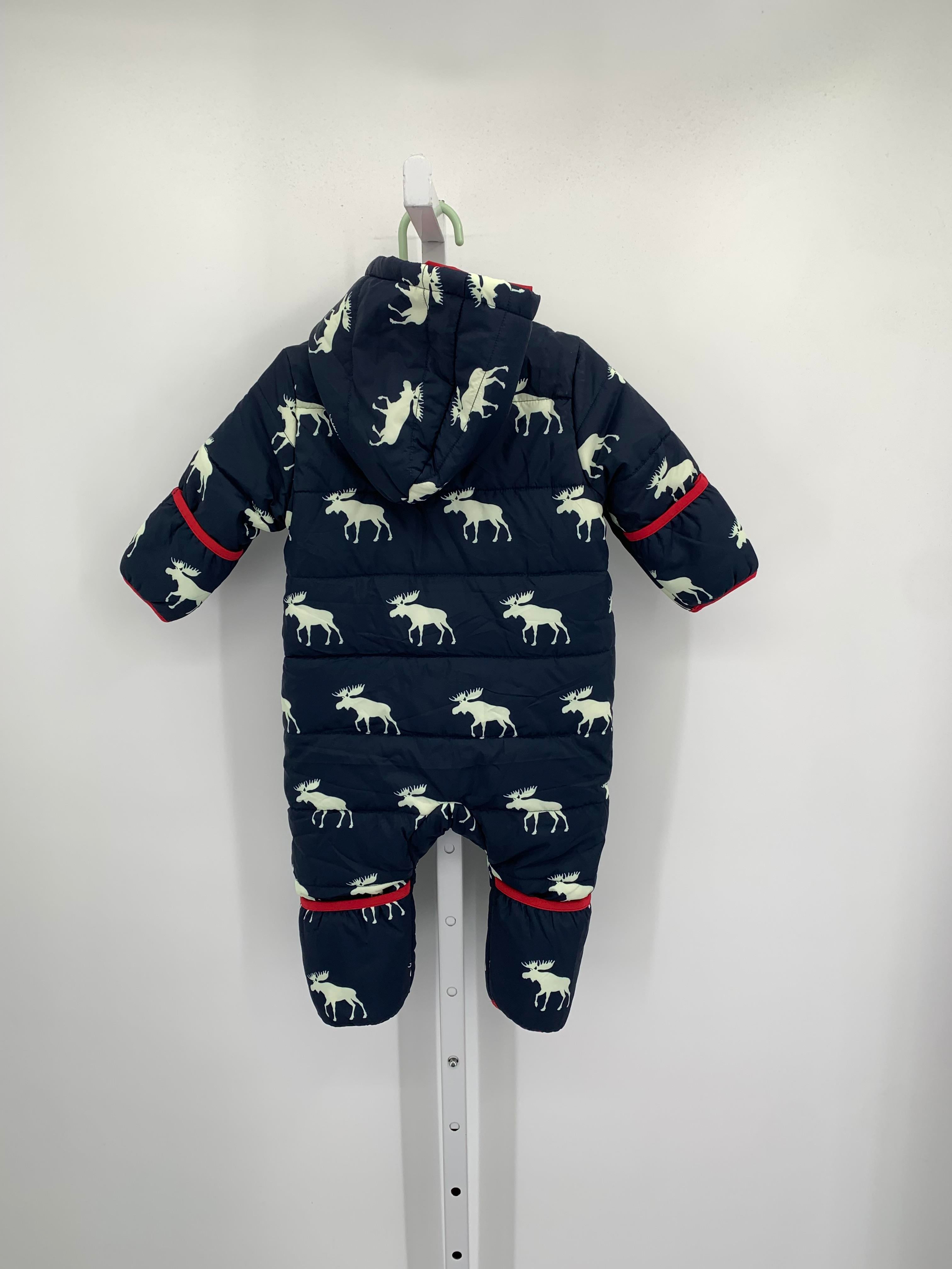 MOOSE HOODED ZIP SNOW SUIT