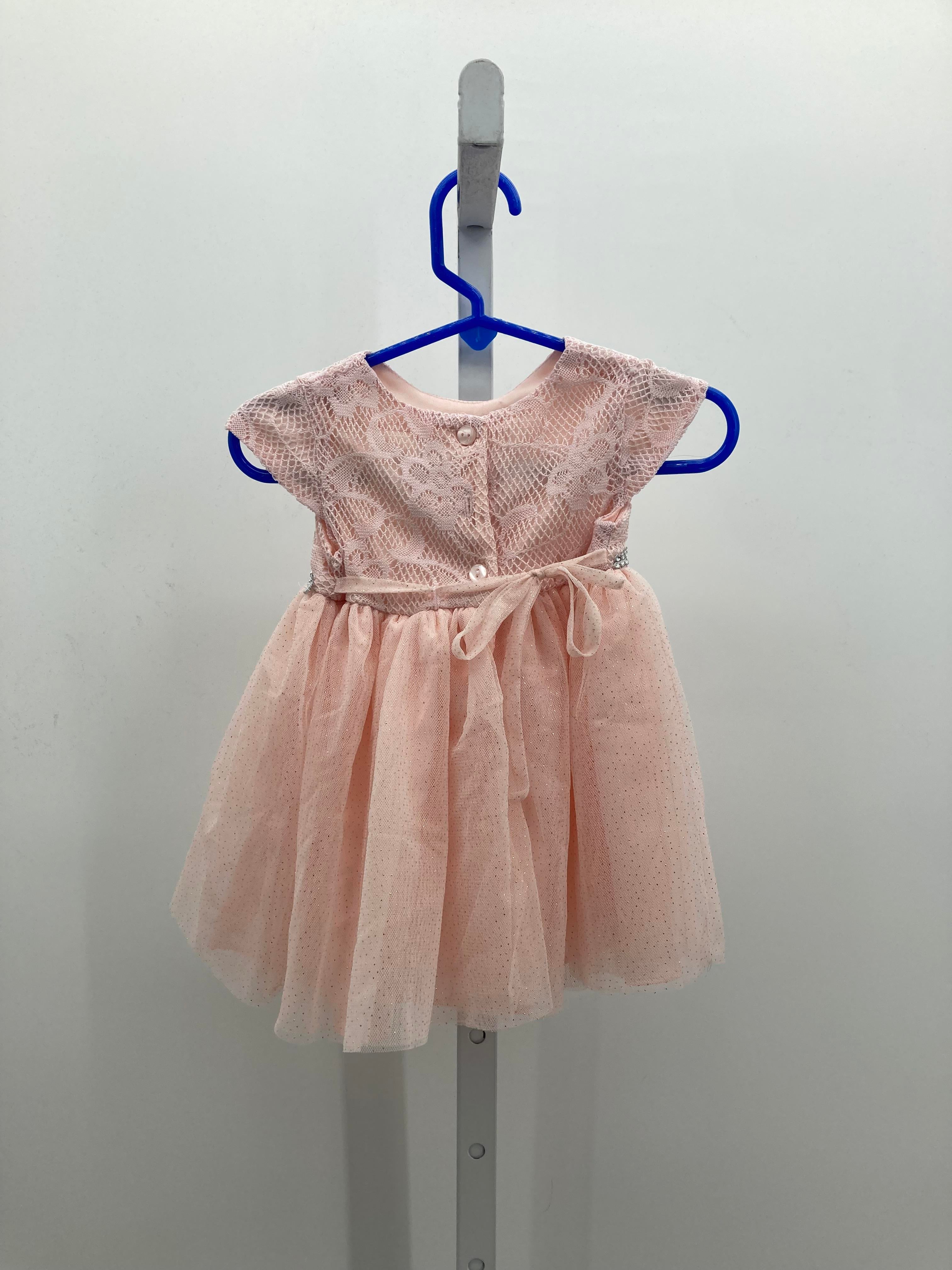 Youngland Size 6-9 mon Girls Short Sleeve Dress