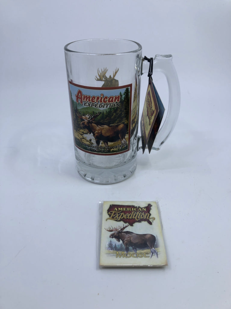 AMERICAN EXPEDITION BEER MUG.