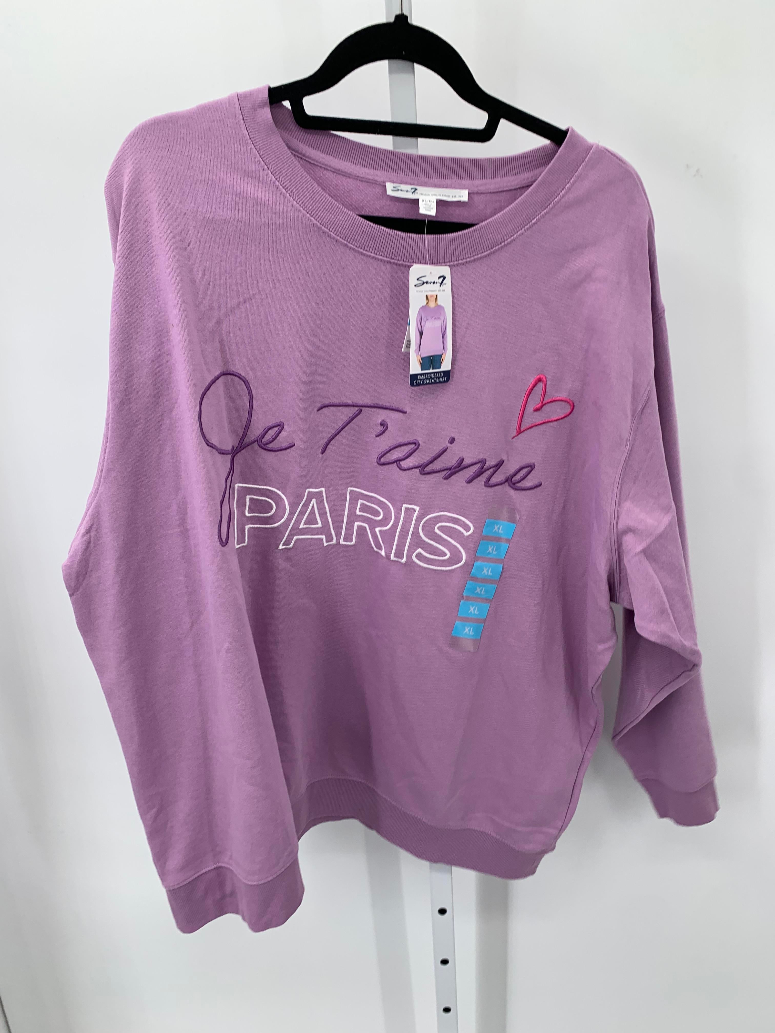 Seven Apparel Size Extra Large Misses Long Sleeve Shirt