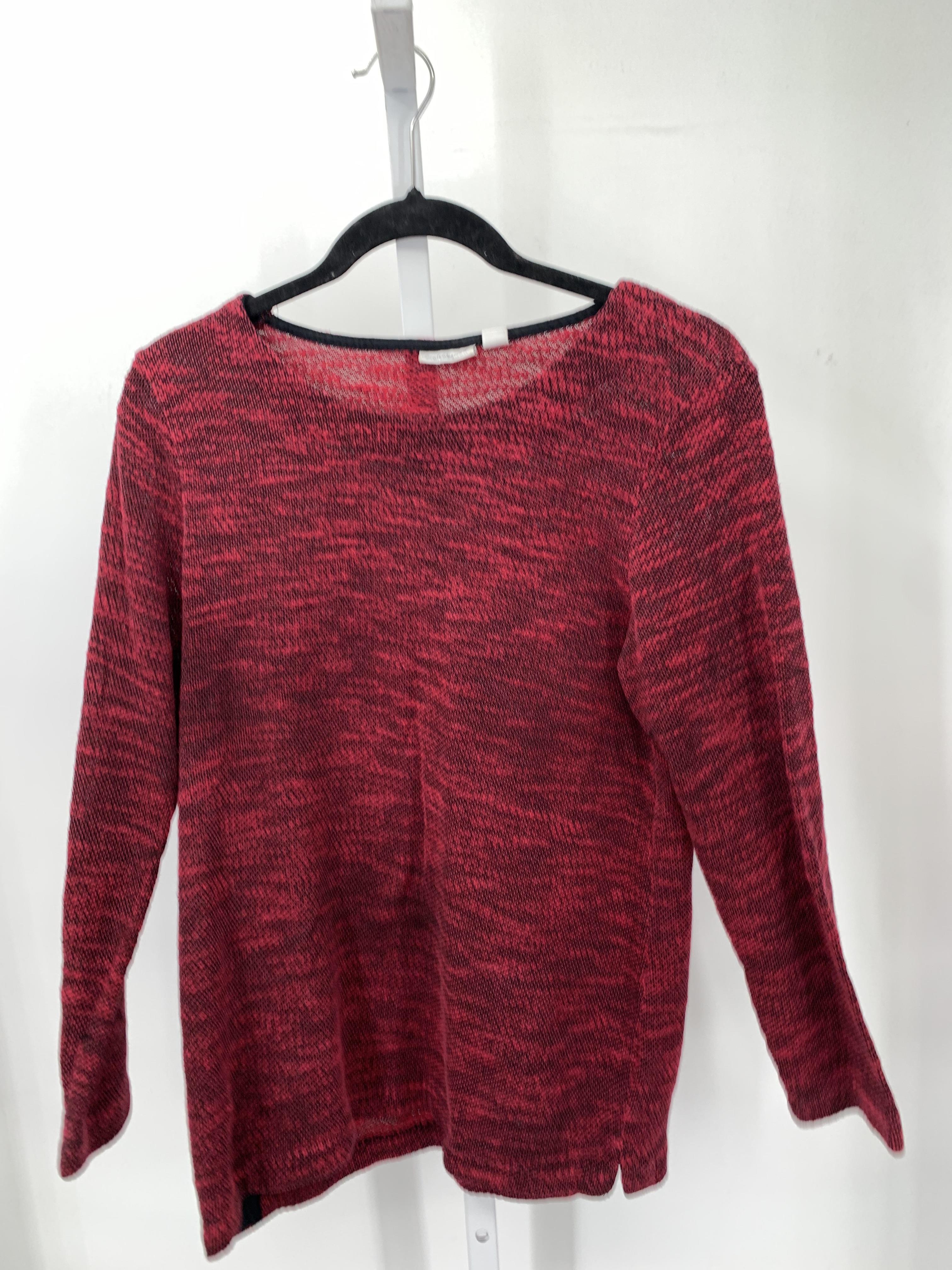 Croft & Barrow Size Medium Misses Long Slv Sweater