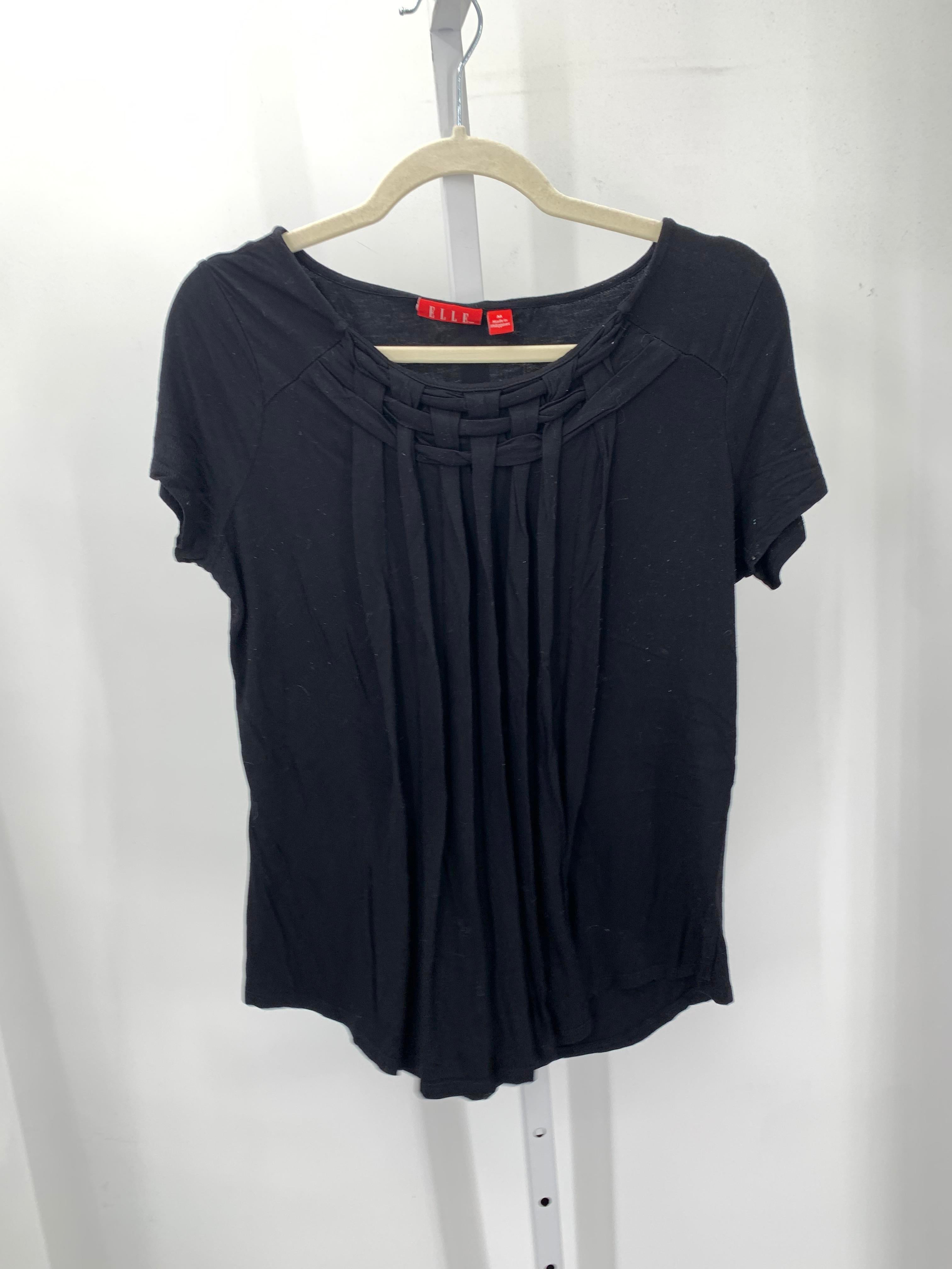 Elle Size Medium Misses Short Sleeve Shirt