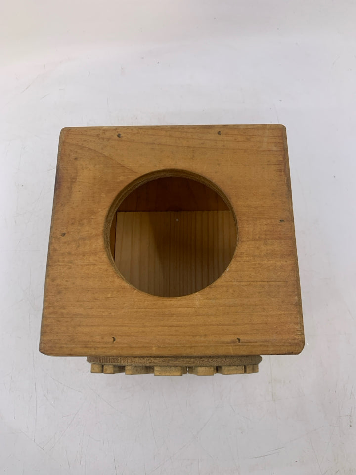 HARLEY FUND WOOD BANK BOX.