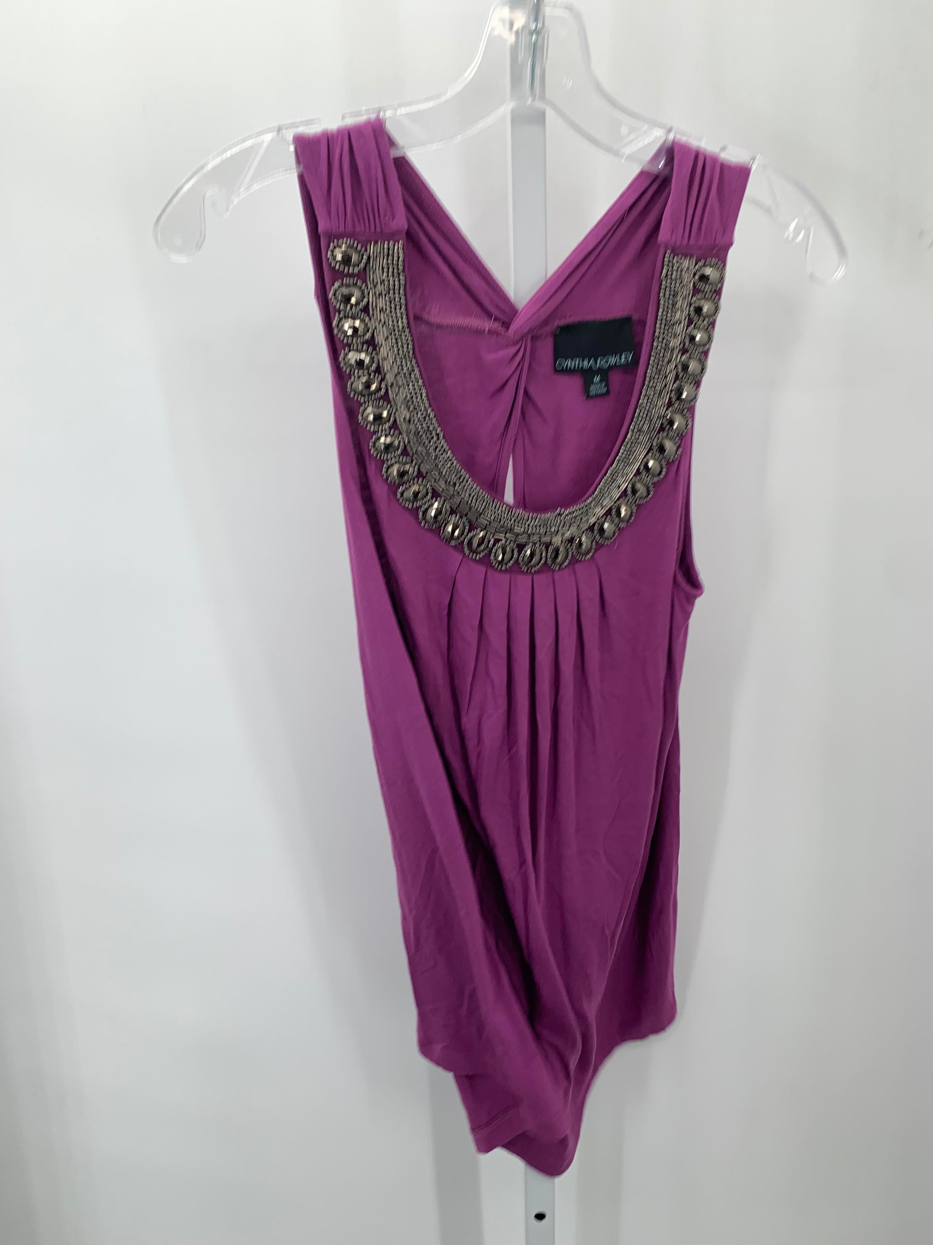 Cynthia Rowley Size Medium Misses Sleeveless Shirt