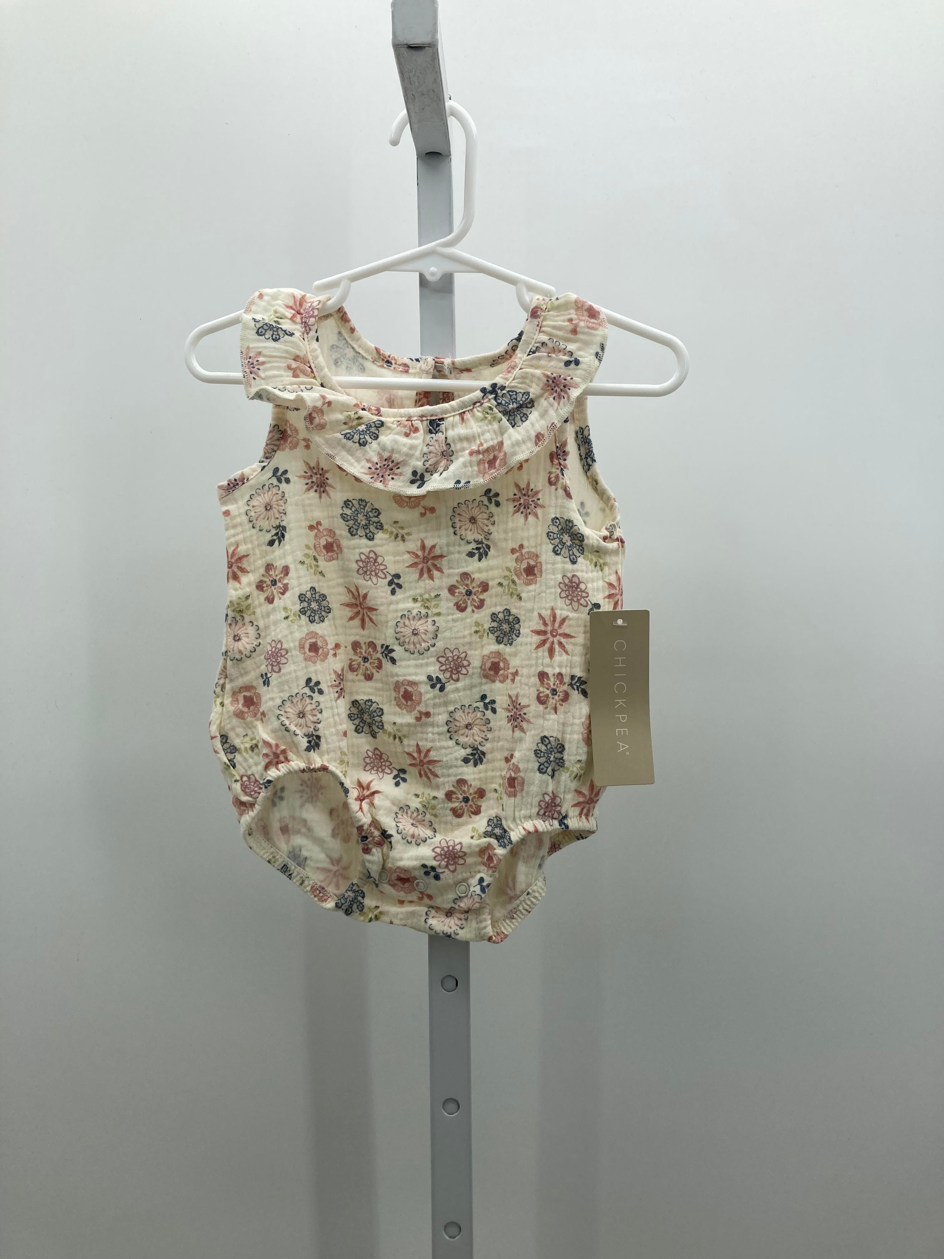 Chick Pea Size 6-9 mon Girls Sleeveless Romper