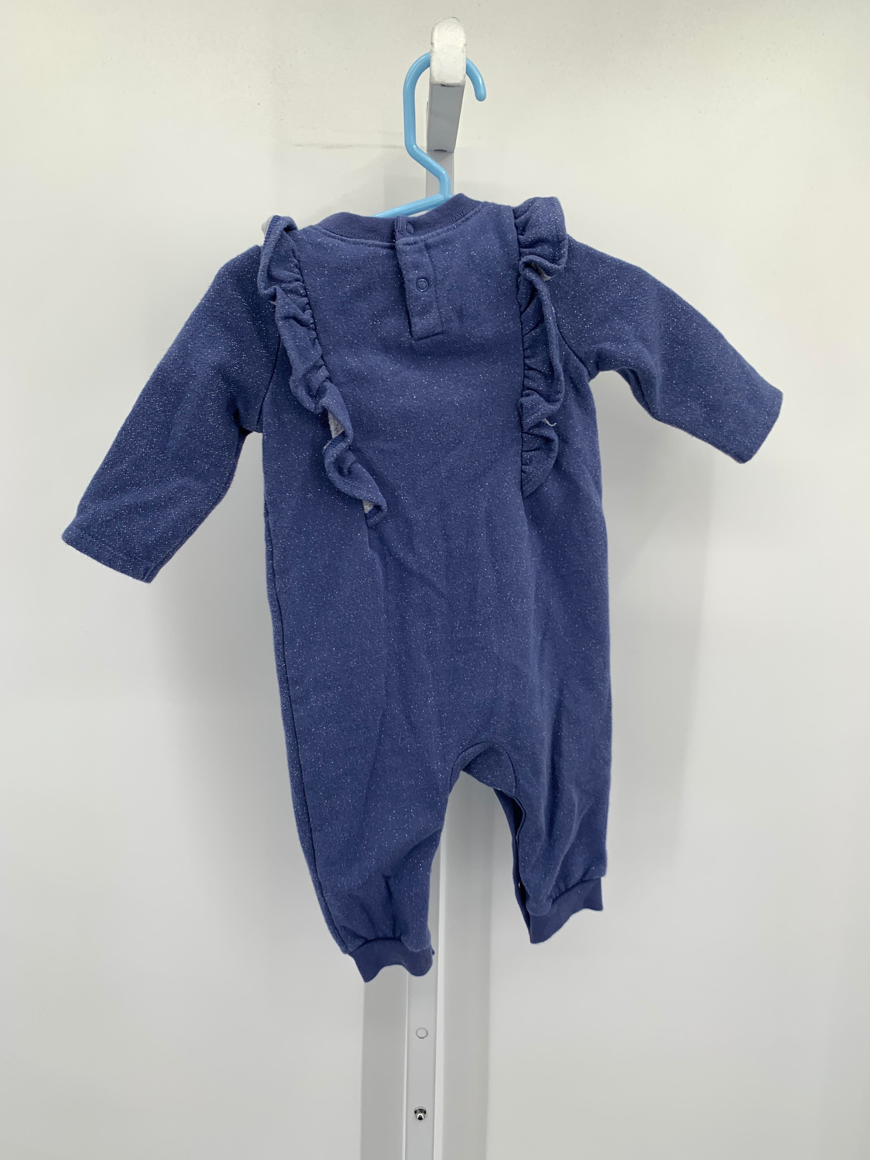 Cat & Jack Size 3-6 Months Girls Long Slv. Romper