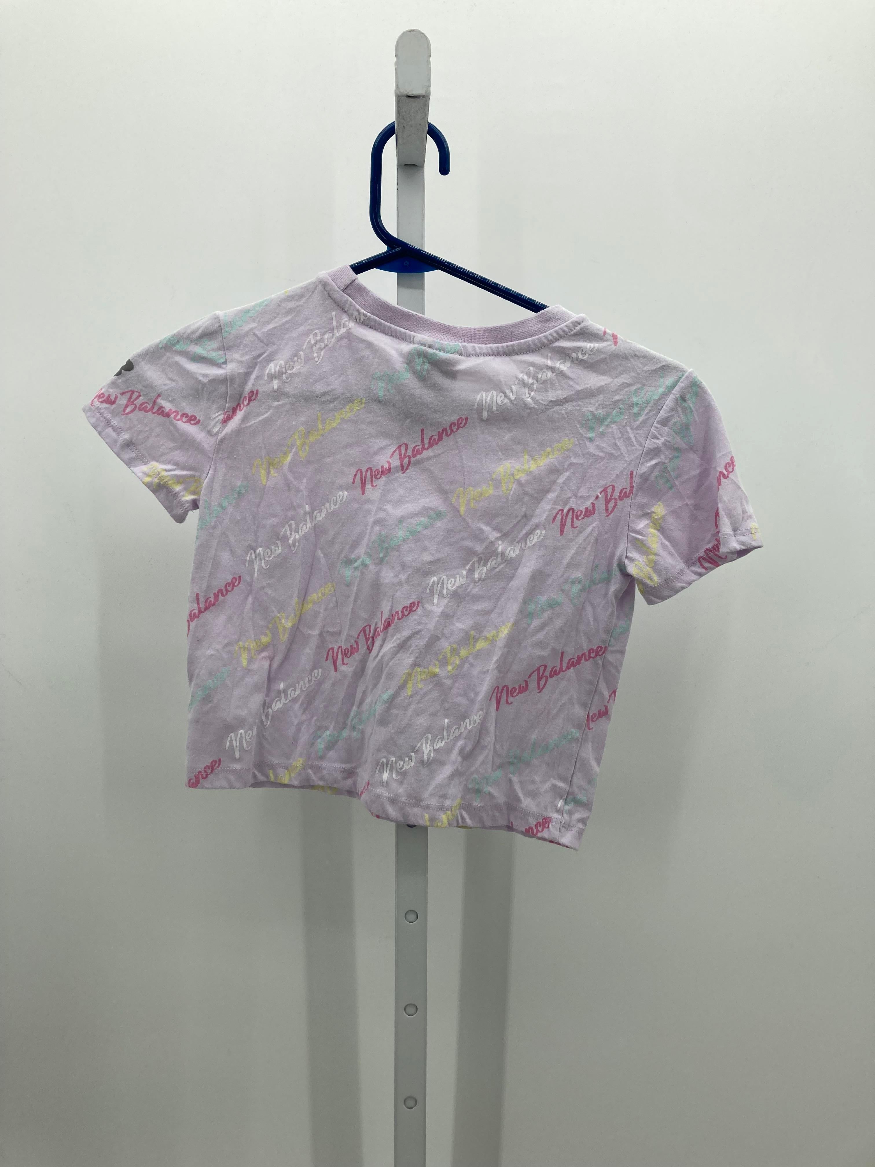 New Balance Size 6X Girls Short Sleeve Shirt