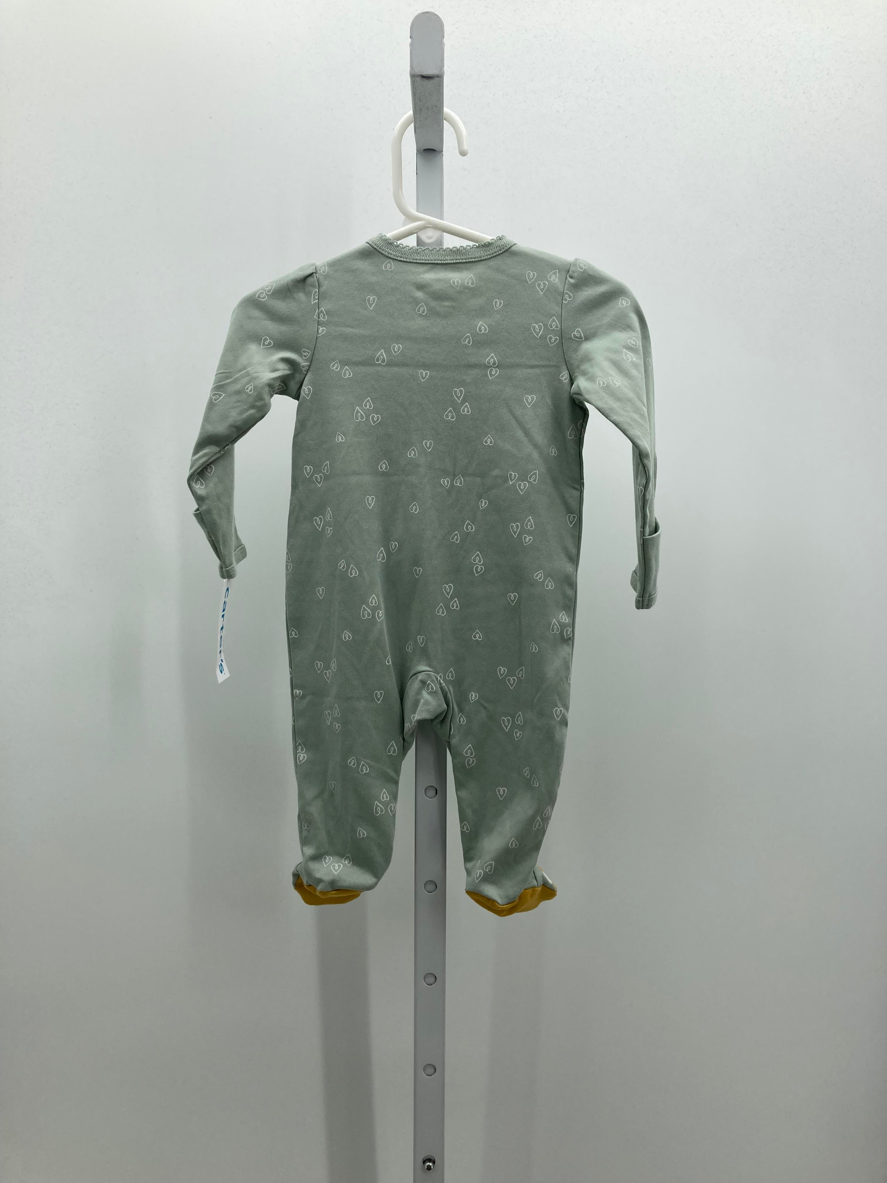 Carters Size 3 Months Girls Long Slv. Romper