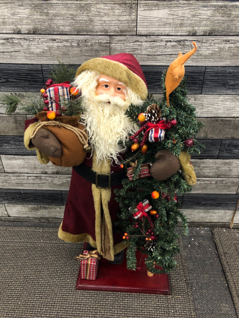 LG FABRIC SANTA DECOR.