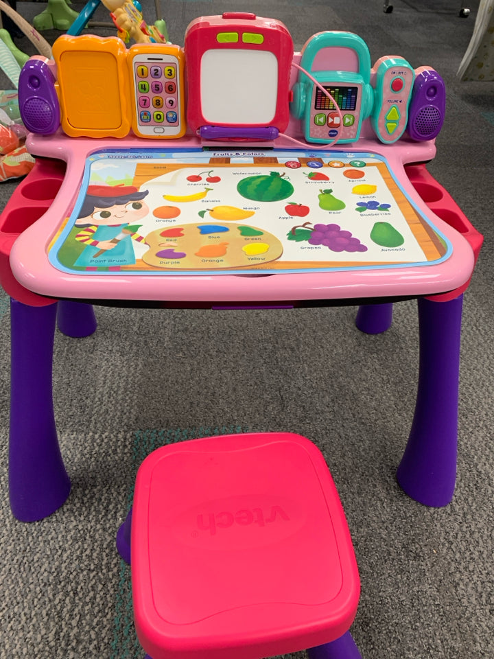 Vtech Explore and Write Activity Desk Pink and Purple