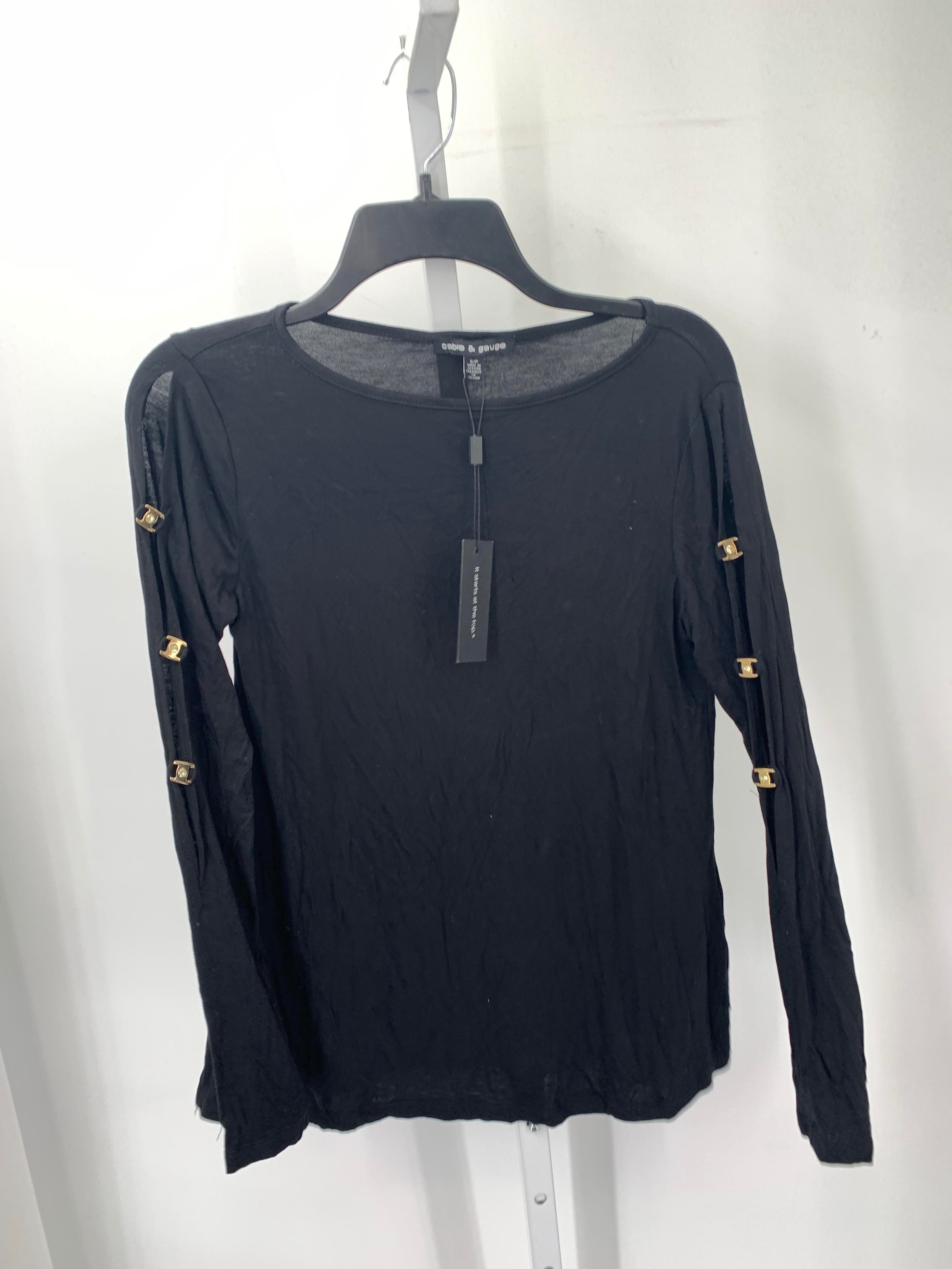 Cable & Gauge Size Small Misses Long Sleeve Shirt