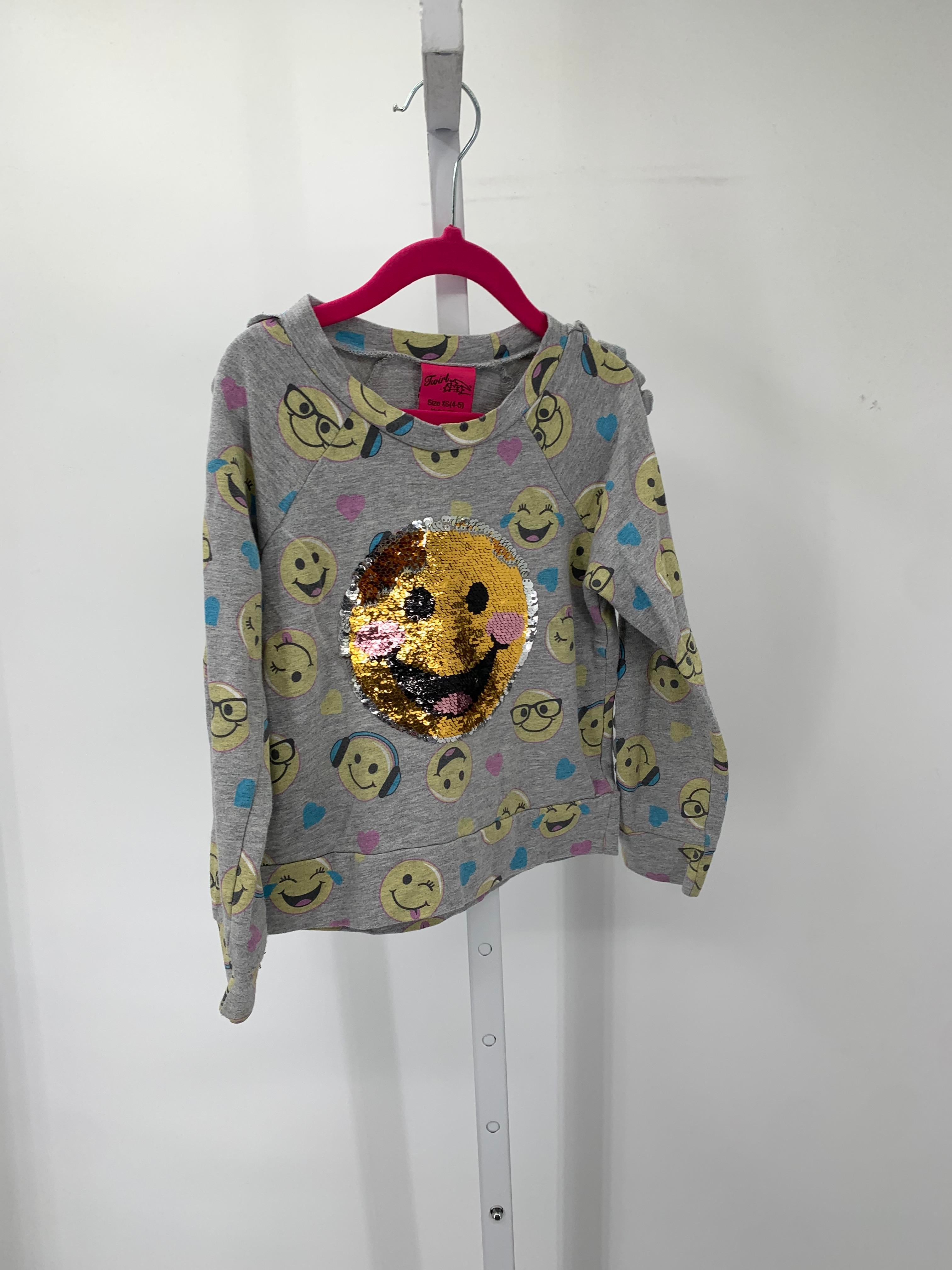Size 4-5 Girls Long Sleeve Shirt