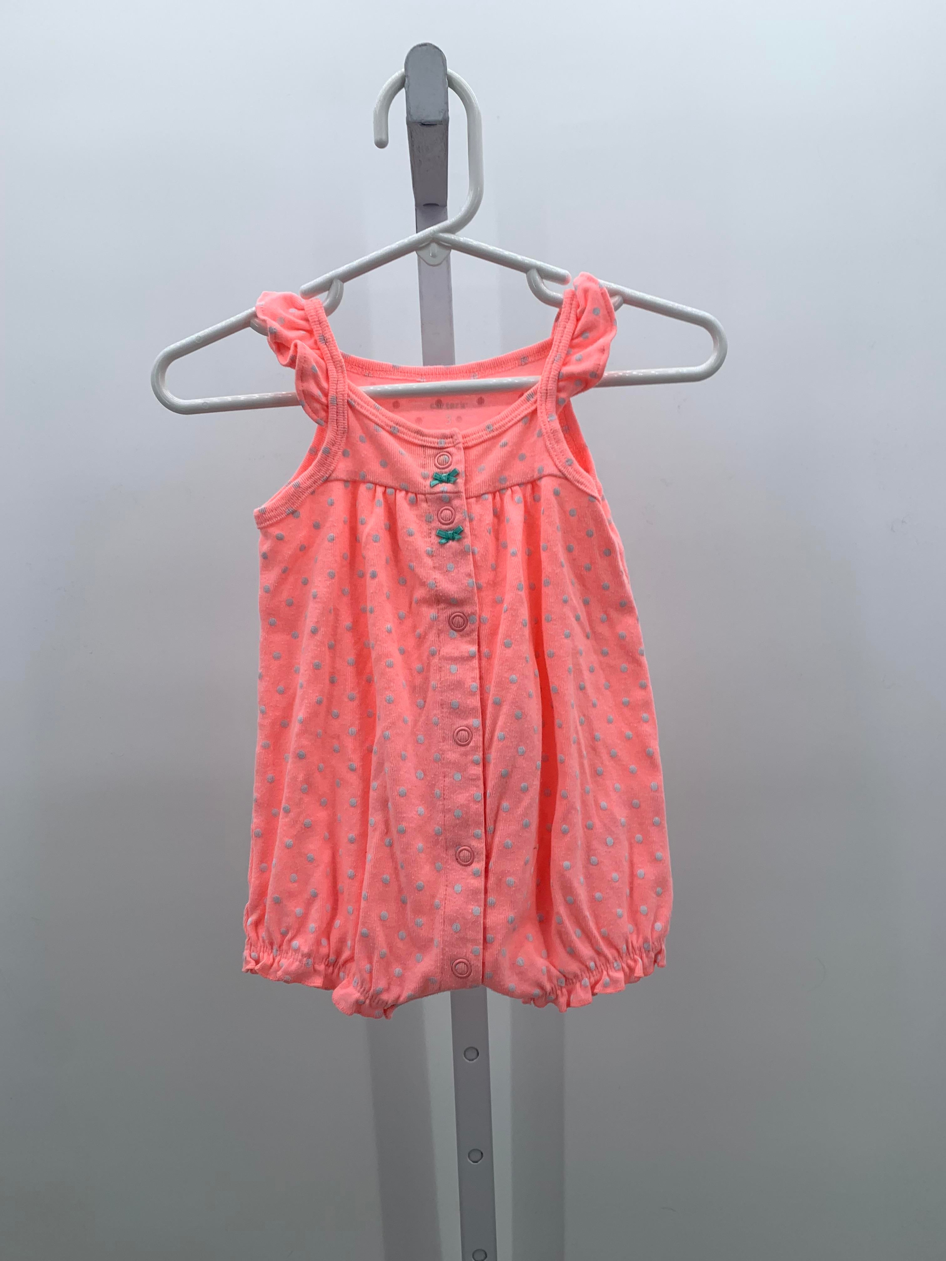 Carters Size 3 Months Girls Sleeveless Romper