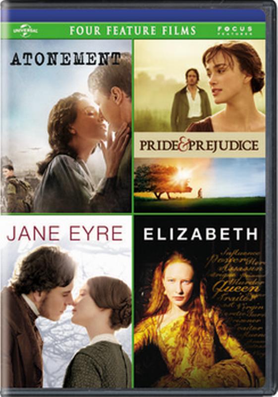 Atonement/Pride & Prejudice/Jane Eyre/Elizabeth (Box Set) [DVD] [Standard] -