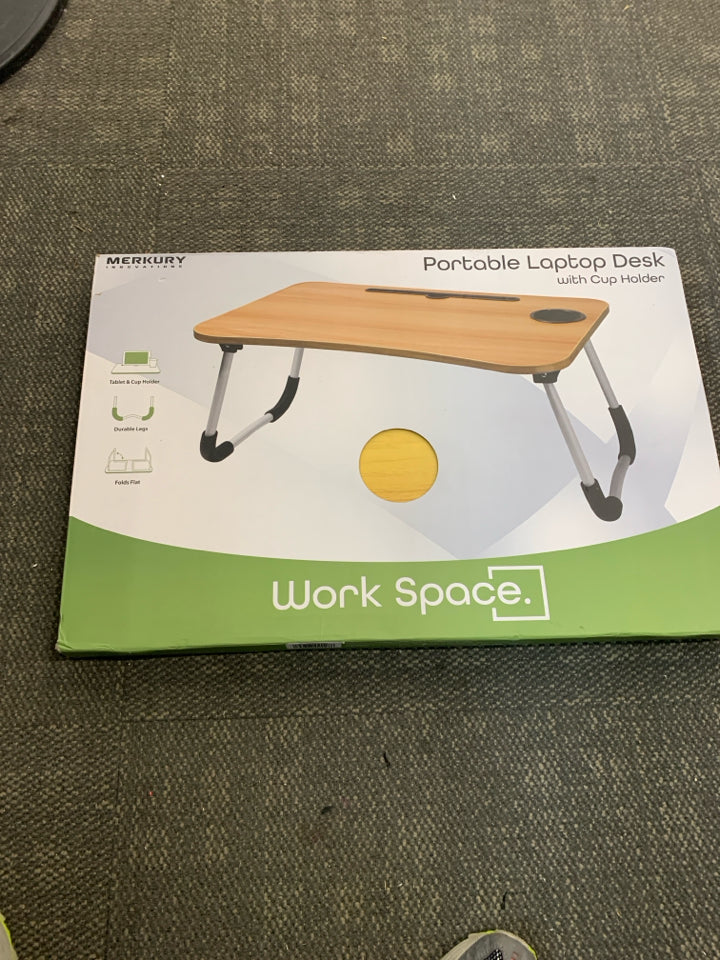 NIB PORTABLE LAPTOP DESK.