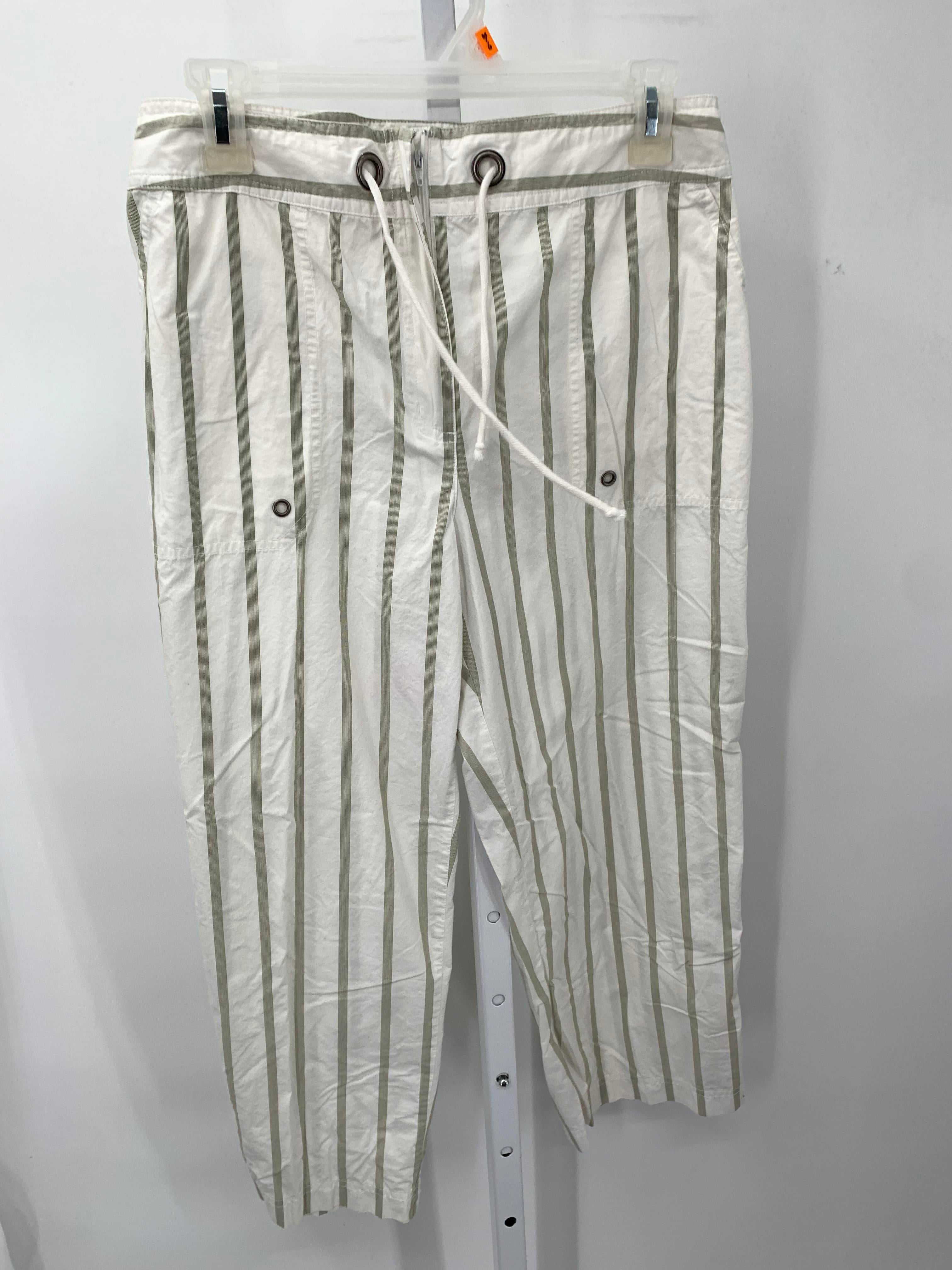 Chico's Size Small Misses Cropped Pants