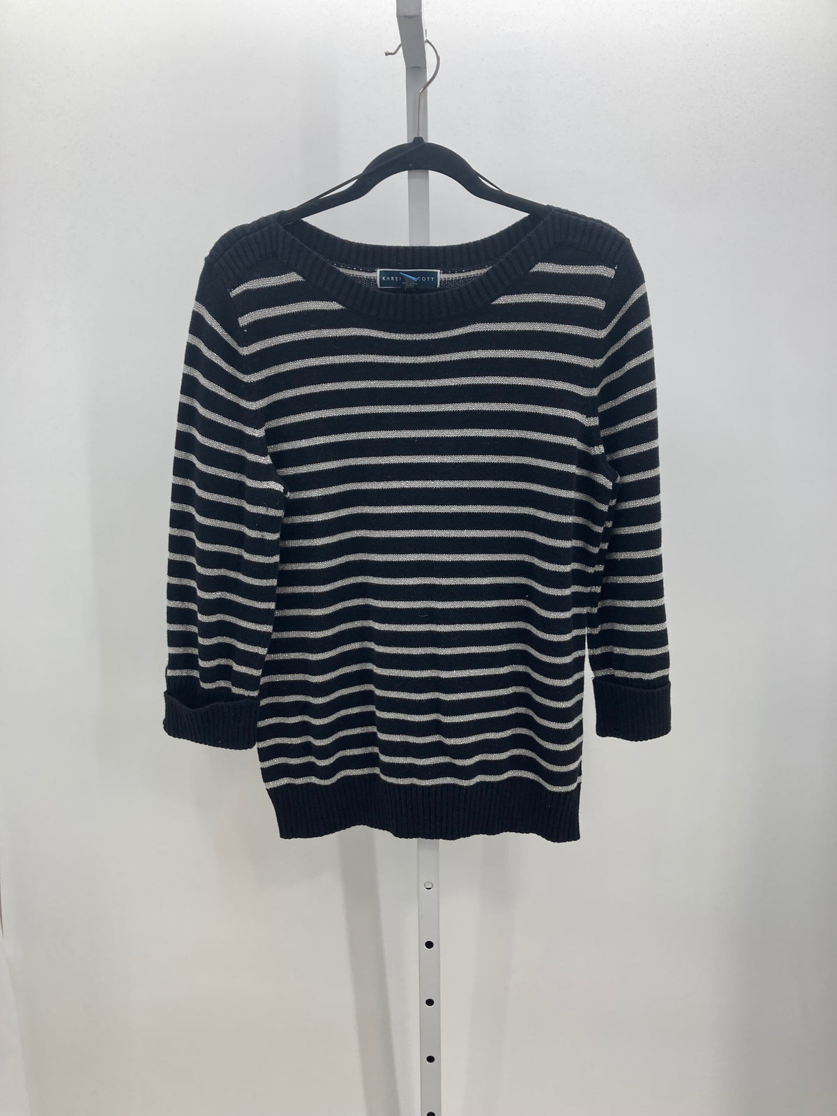 Karen Scott Size Medium Misses Long Slv Sweater