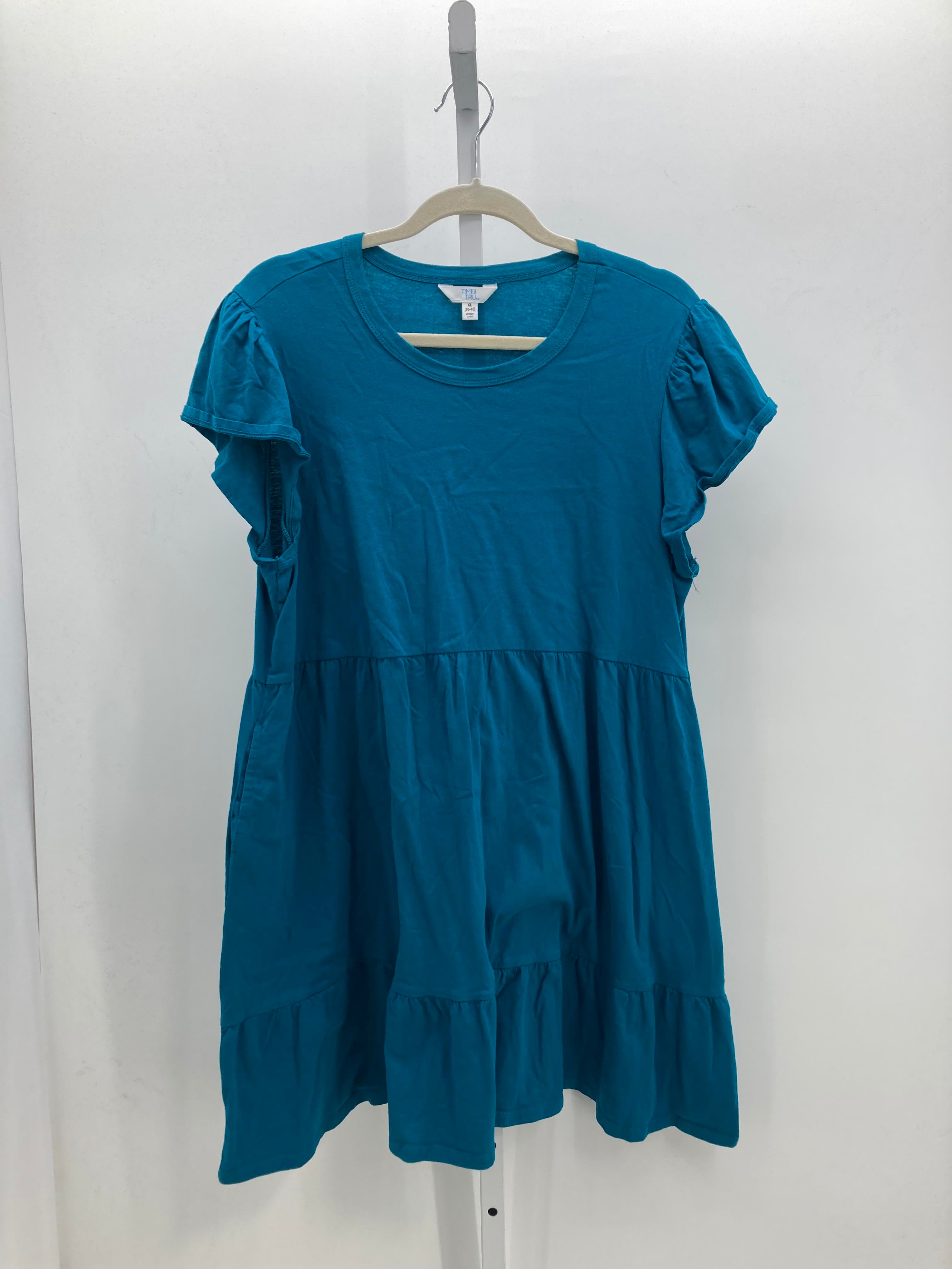 Time and Tru Size Extra Large Misses Short Sleeve Dress