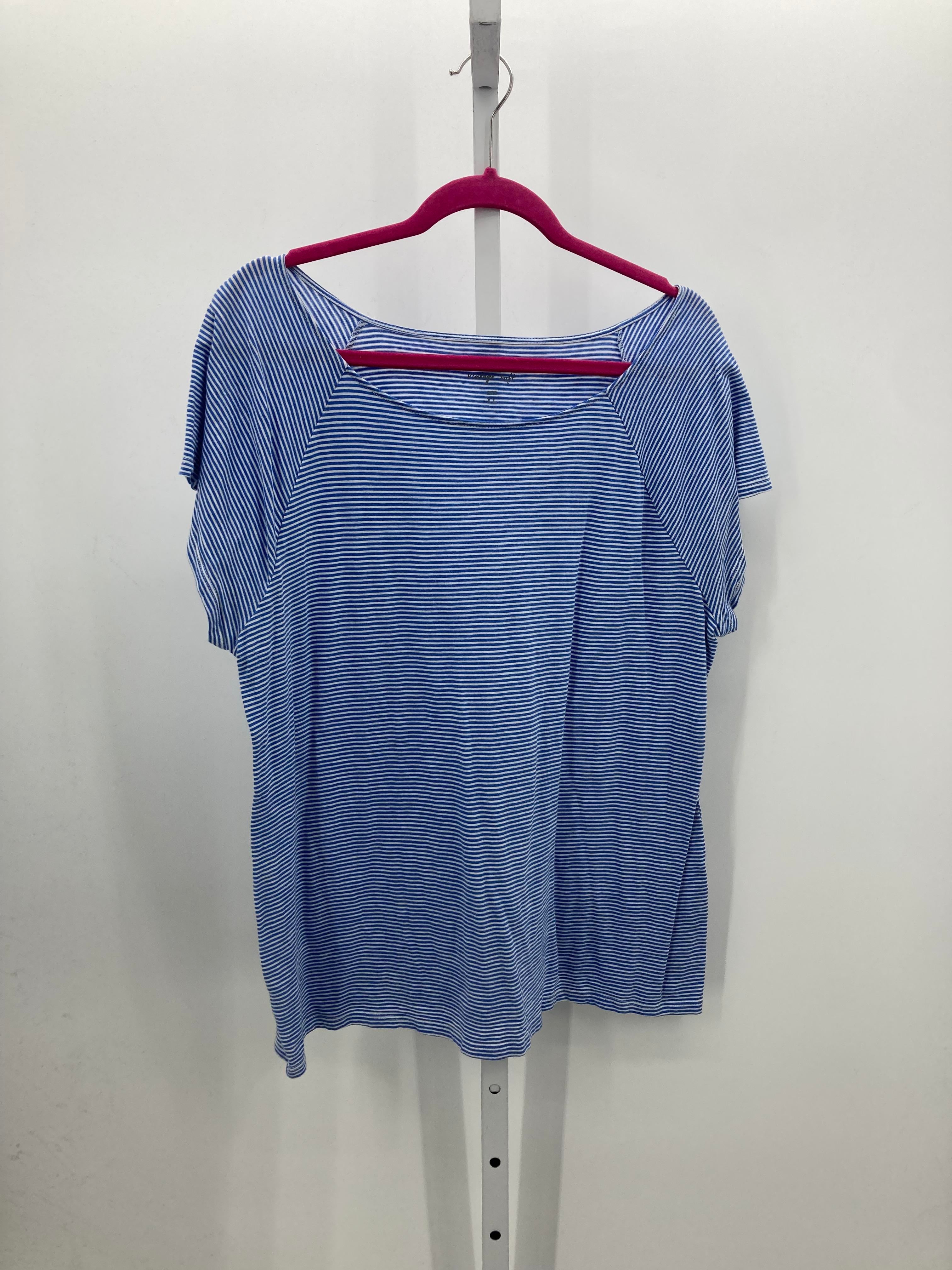 Loft Size Extra Large Misses Short Sleeve Shirt