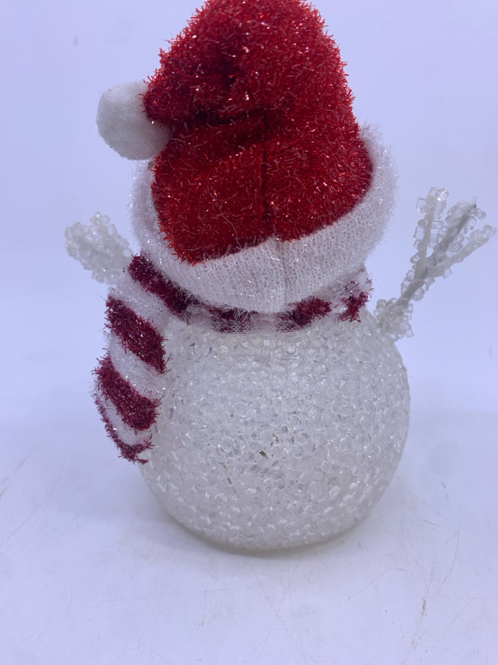 LIGHT UP SNOWMAN FIGURE.
