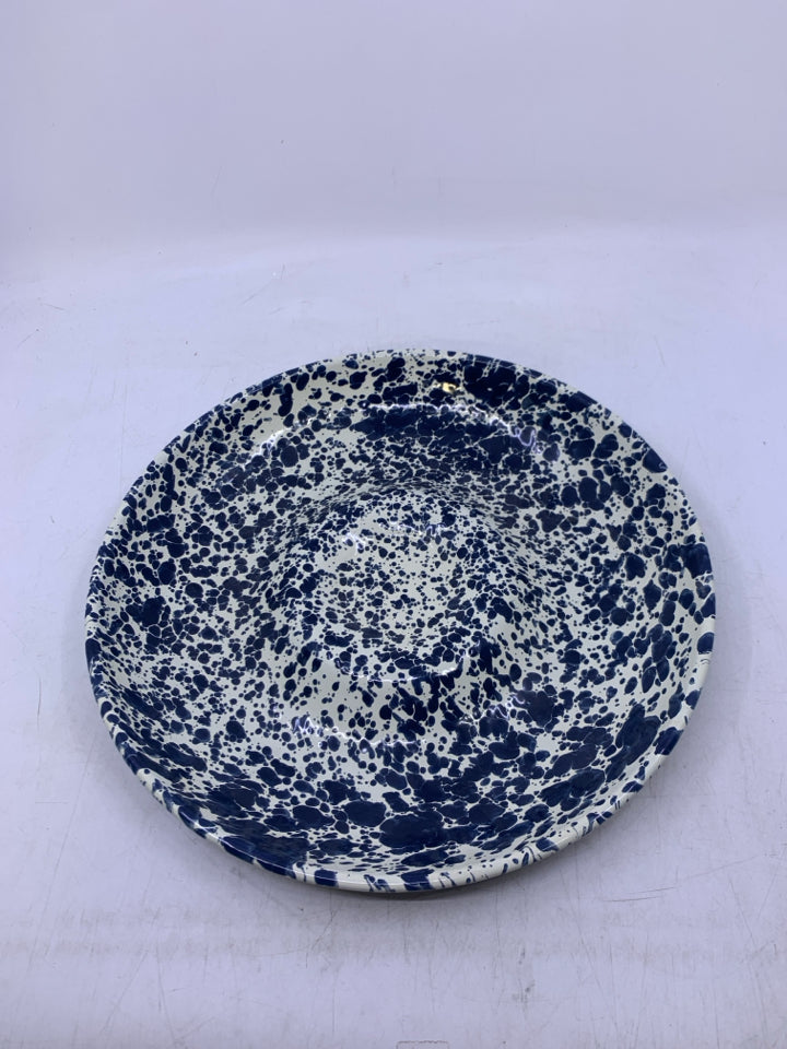 BLUE SPECKLES ENAMEL CHIP/DIP.