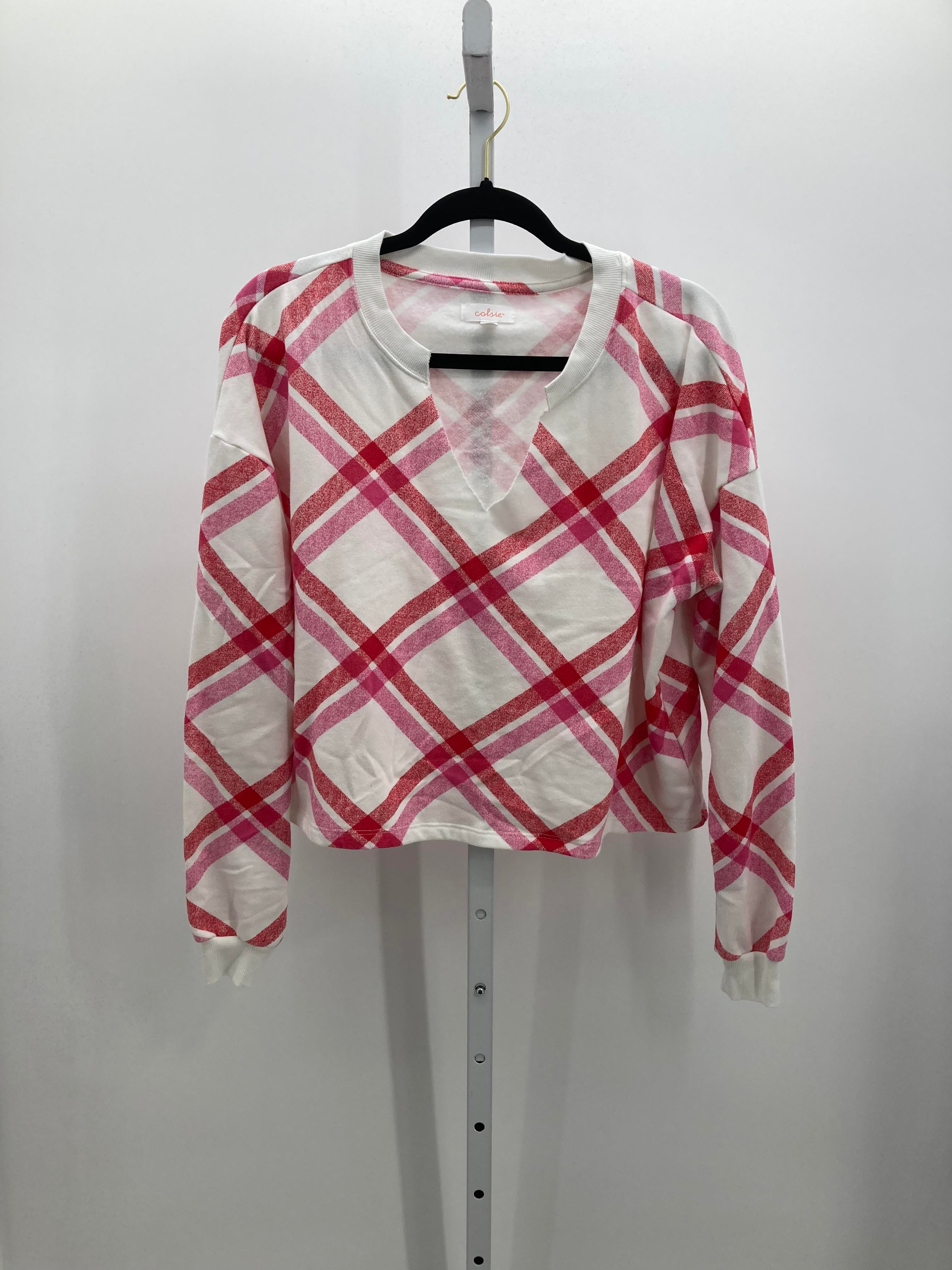 Colsie Size Large Misses Long Sleeve Shirt
