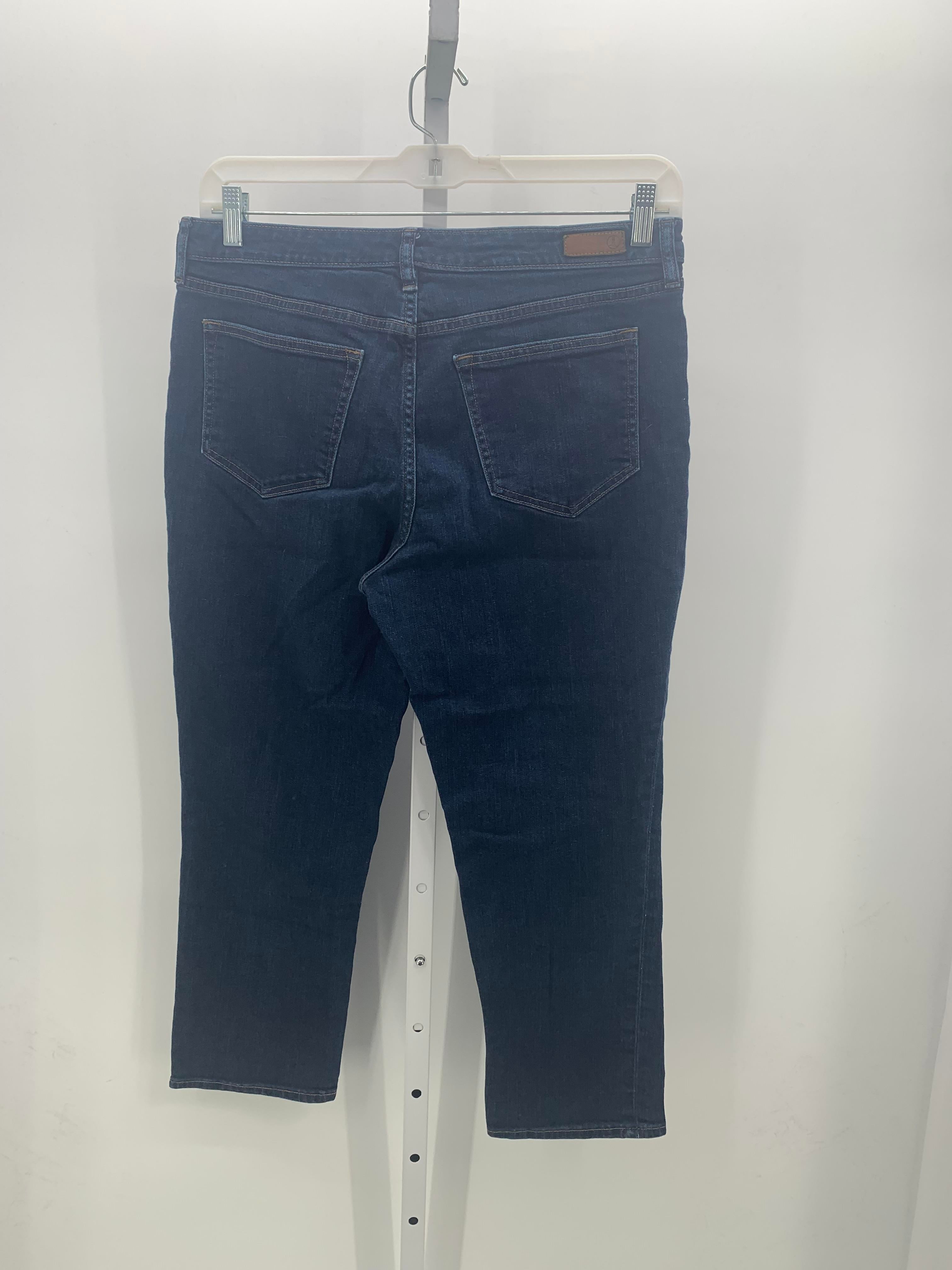 Lands End Size 14 Misses Cropped Jeans