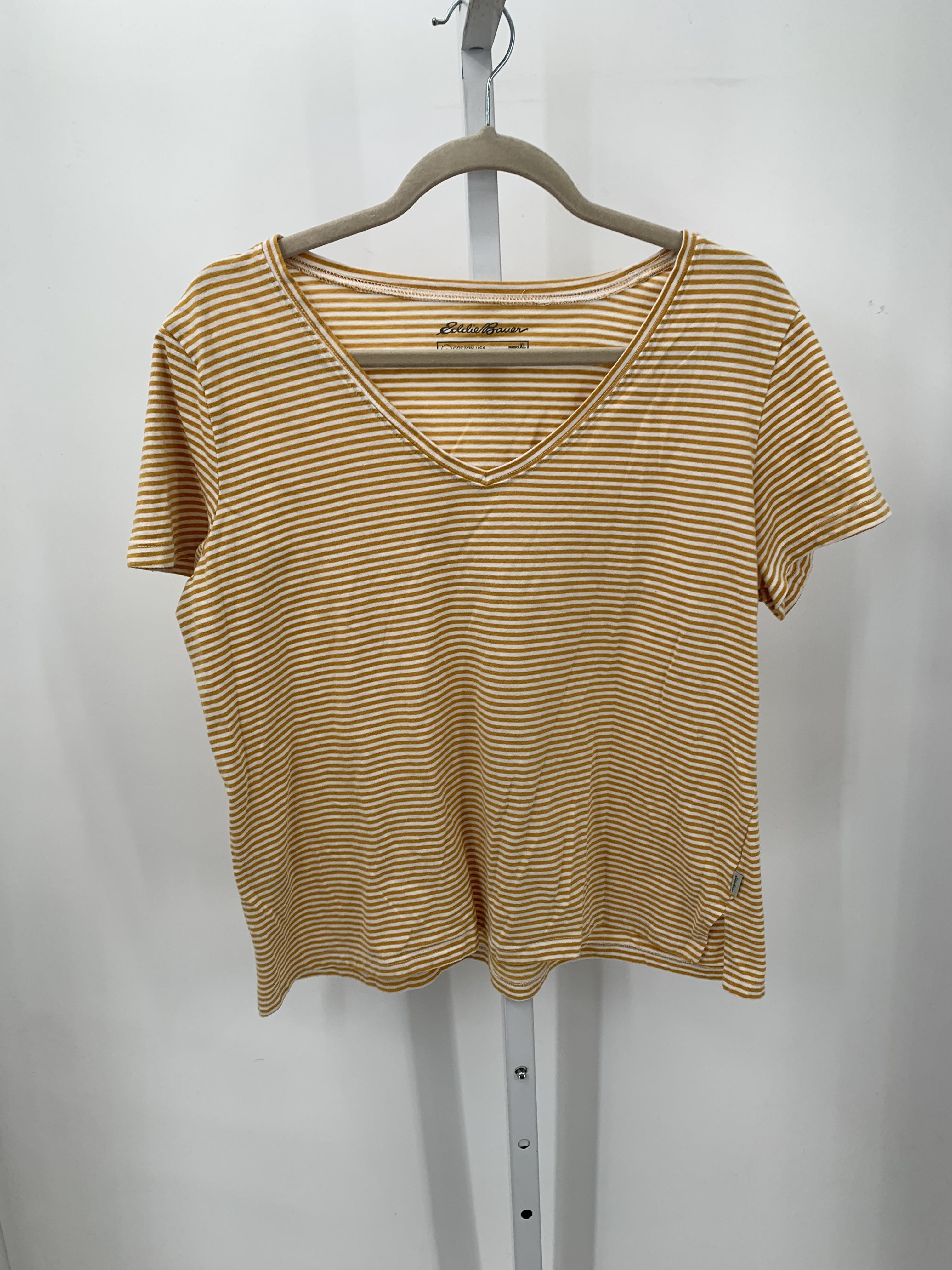 Eddie Bauer Size Extra Large Misses Short Sleeve Shirt