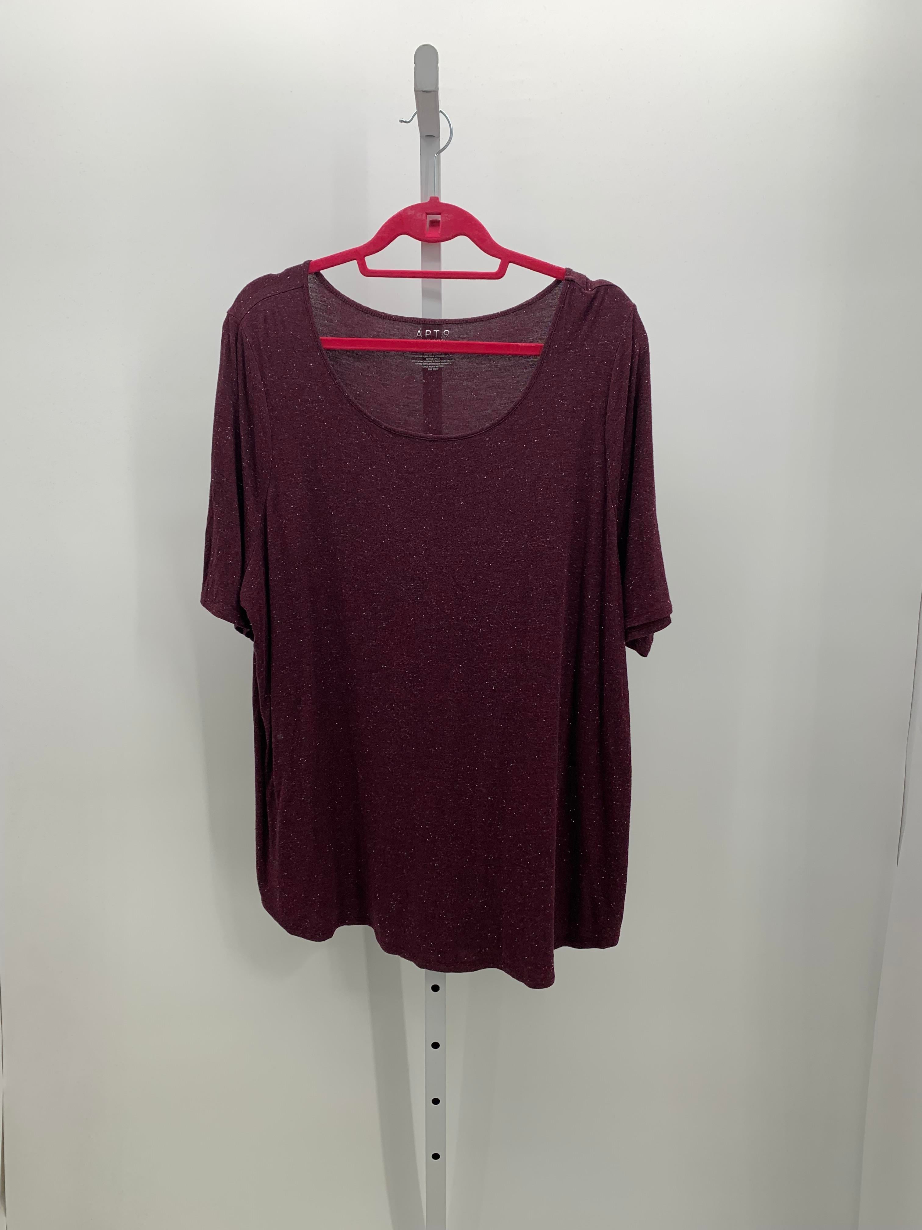 Apt. 9 Size 1X Womens Short Sleeve Shirt
