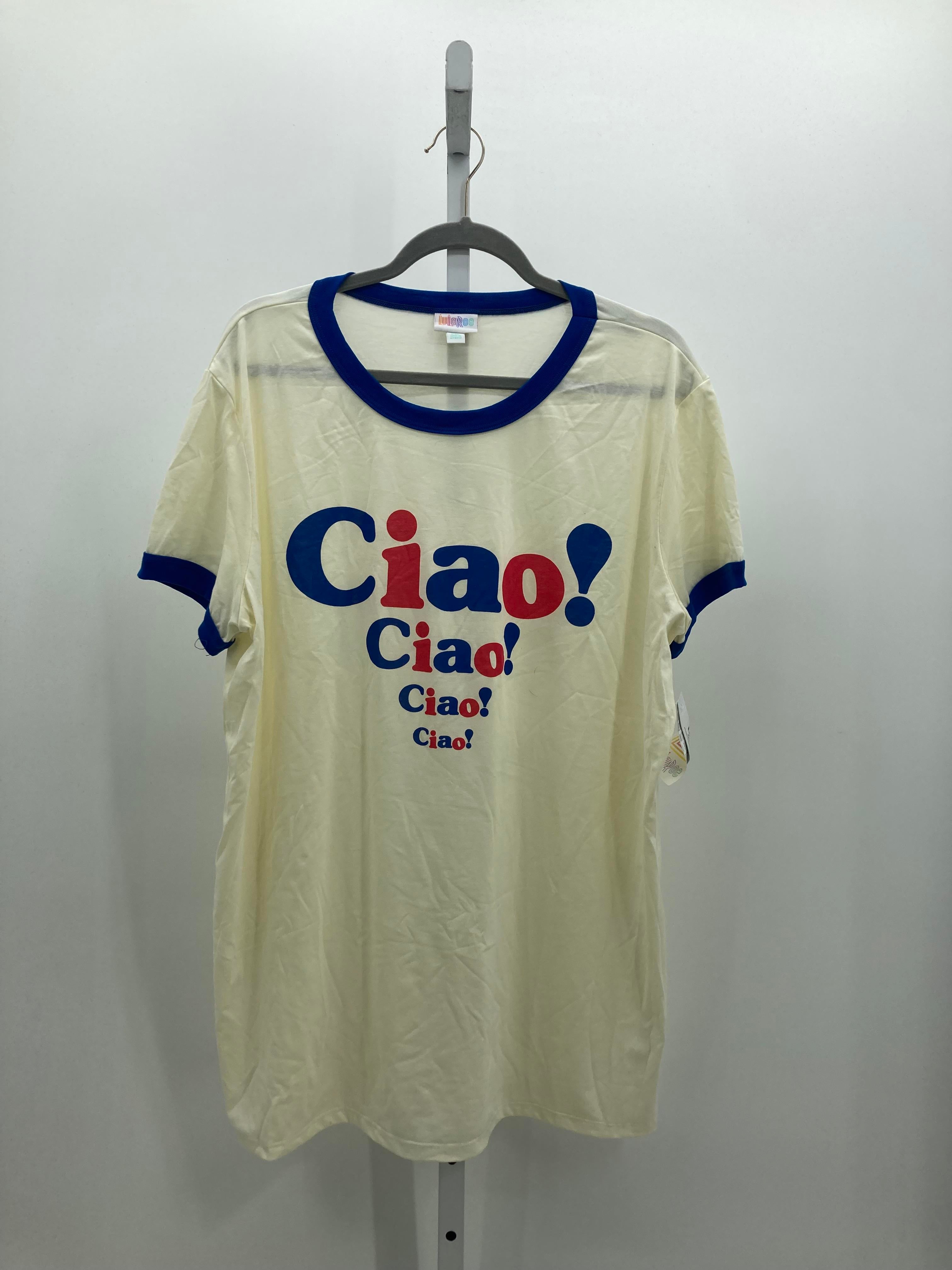 Lularoe Size 2X Womens Short Sleeve Shirt