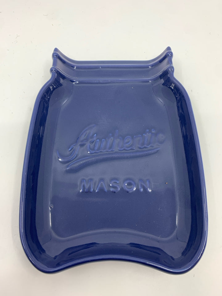 BLUE AUTHENTIC MASON SPOON REST.