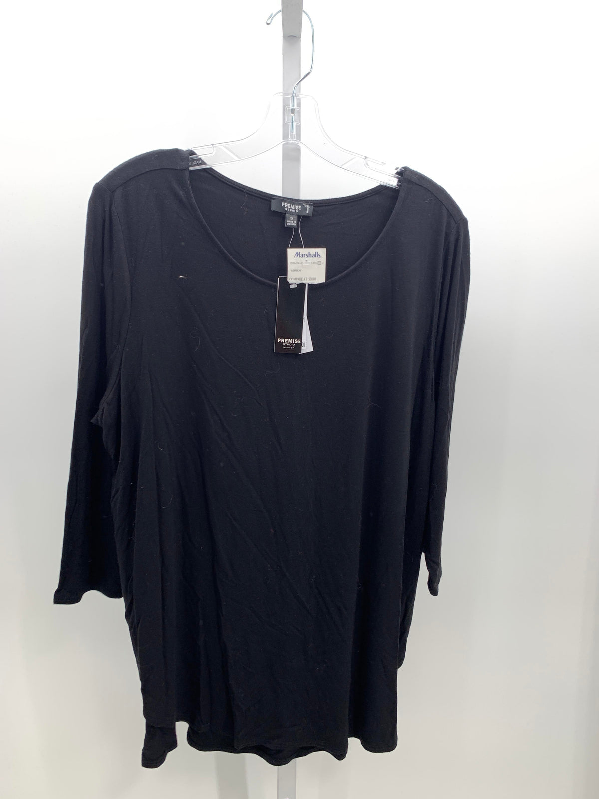 Premise Size 1X Womens 3/4 Sleeve Shirt