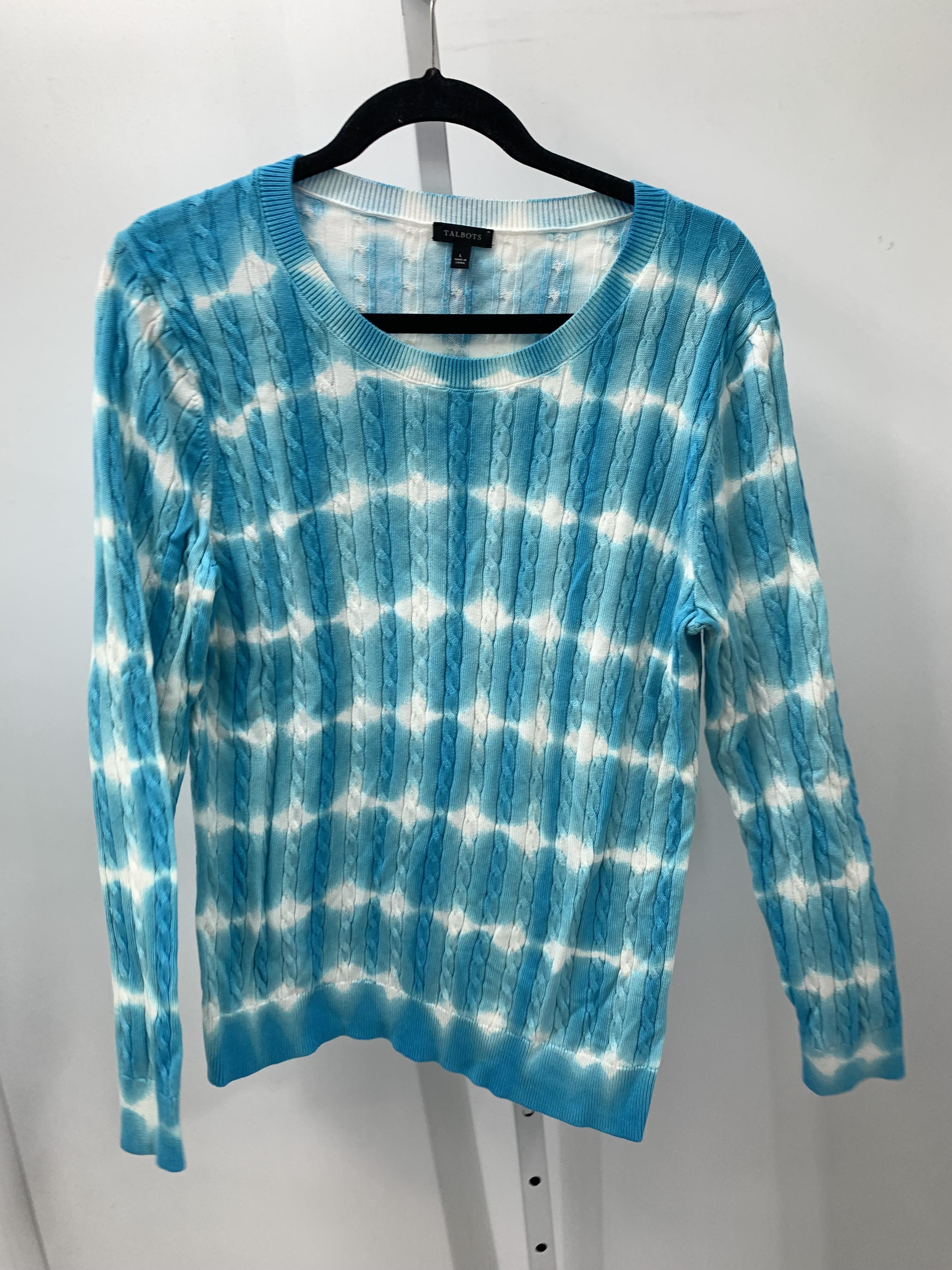 Talbots Size Large Misses Long Slv Sweater