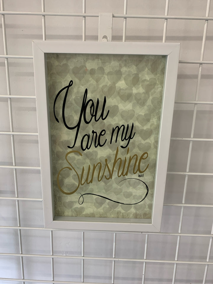 YOU ARE MY SUNSHINE WALL HANGING.