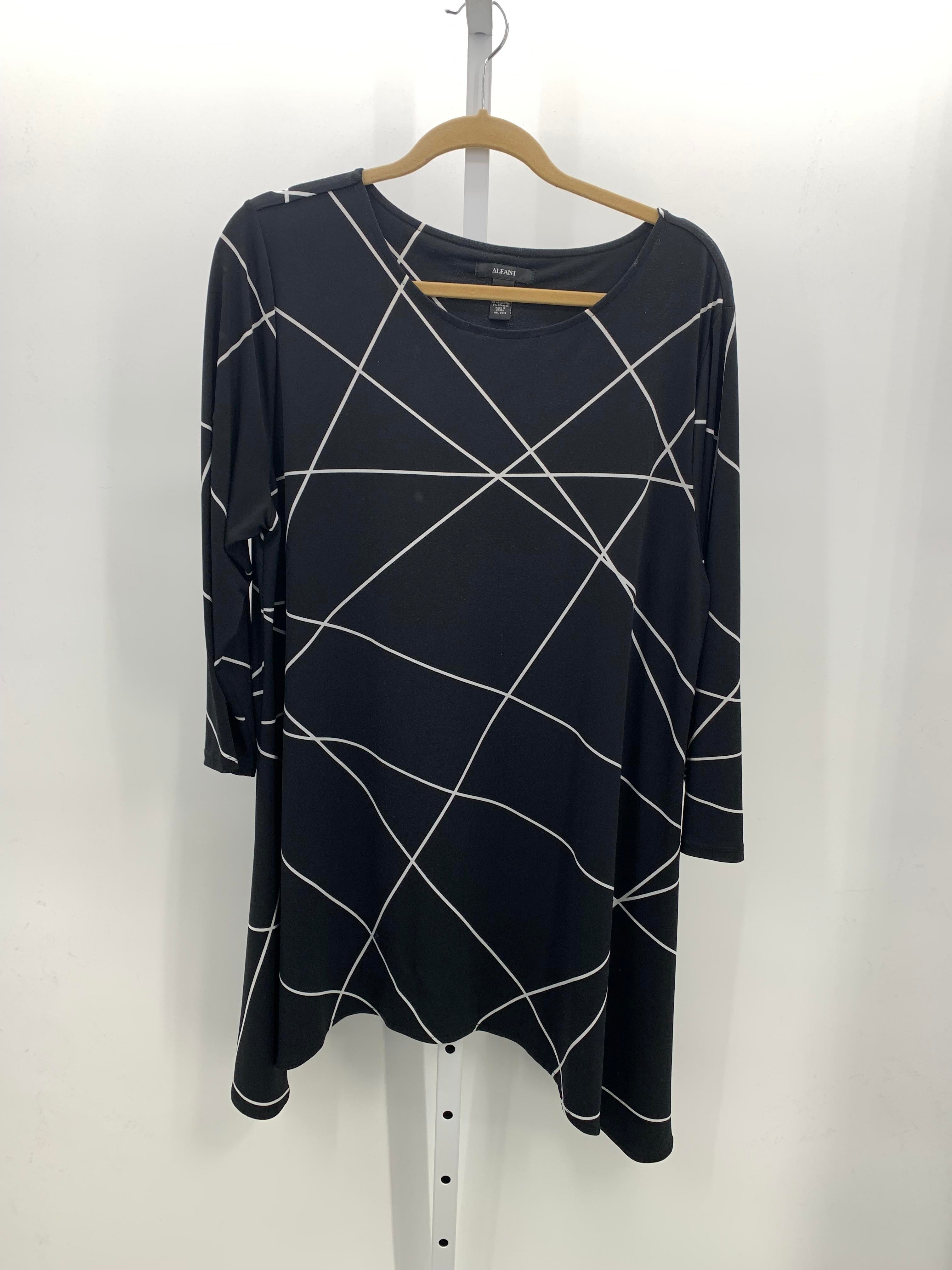 Alfani Size Extra Large Misses 3/4 Sleeve Shirt