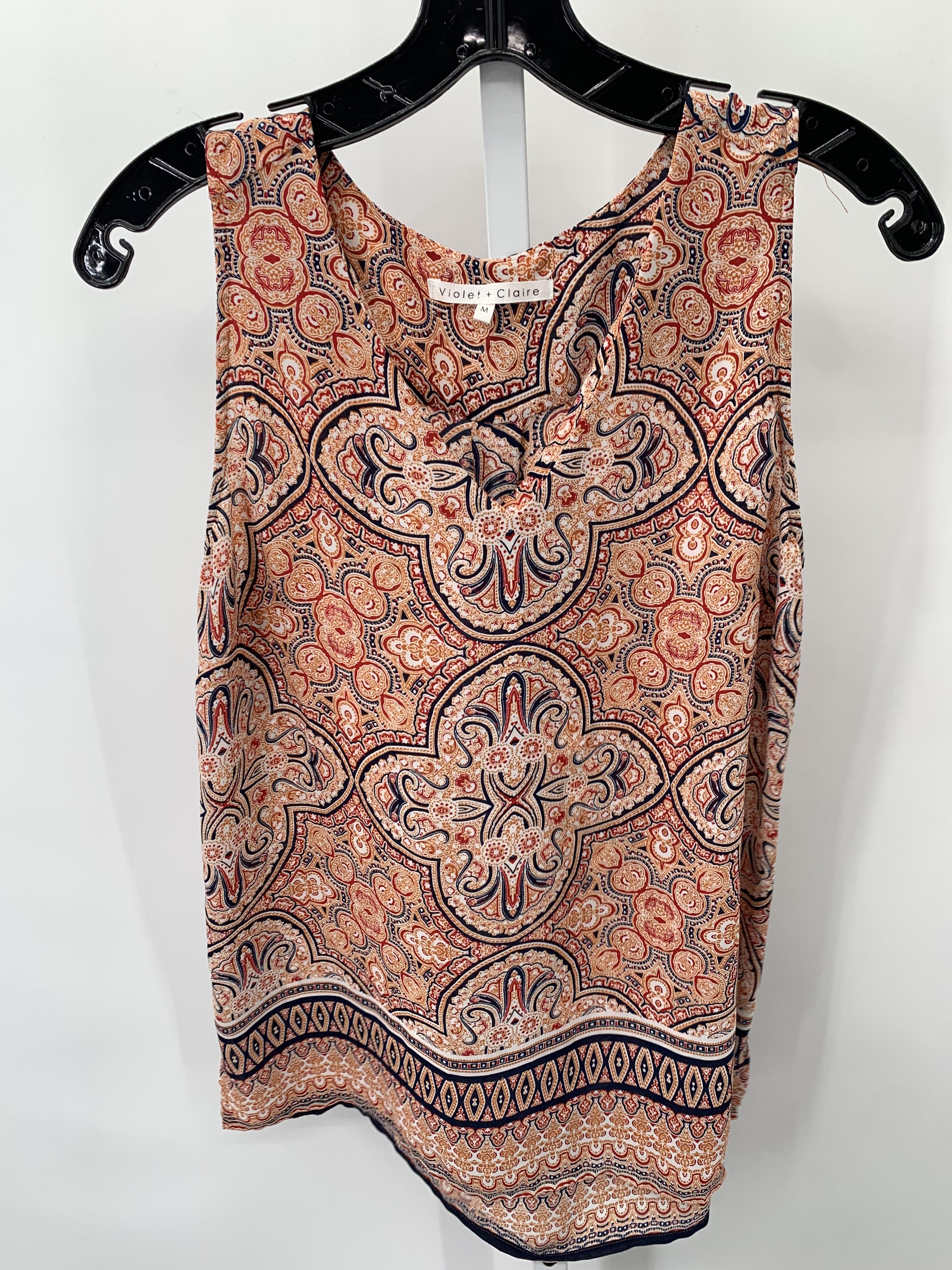 Violet & Claire Size Medium Misses Sleeveless Shirt
