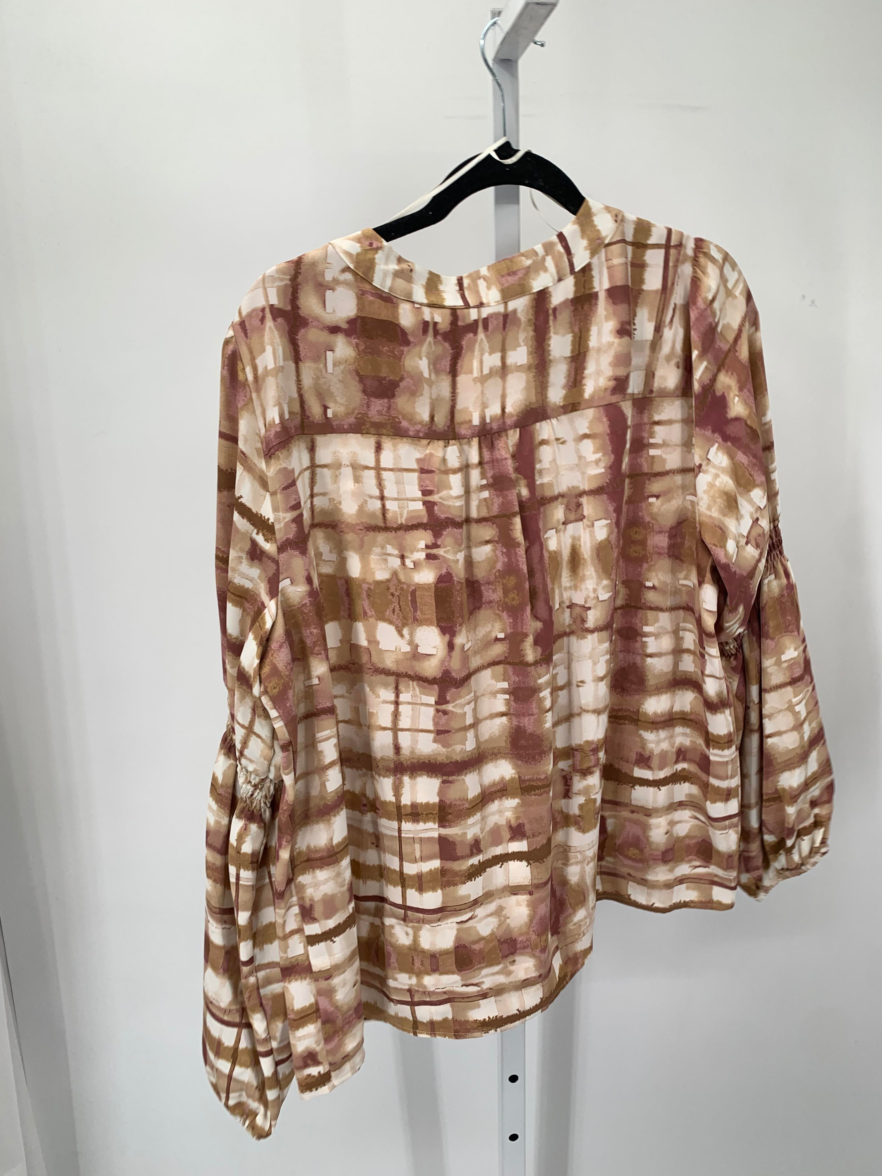 Nine West Size Extra Large Misses Long Sleeve Shirt