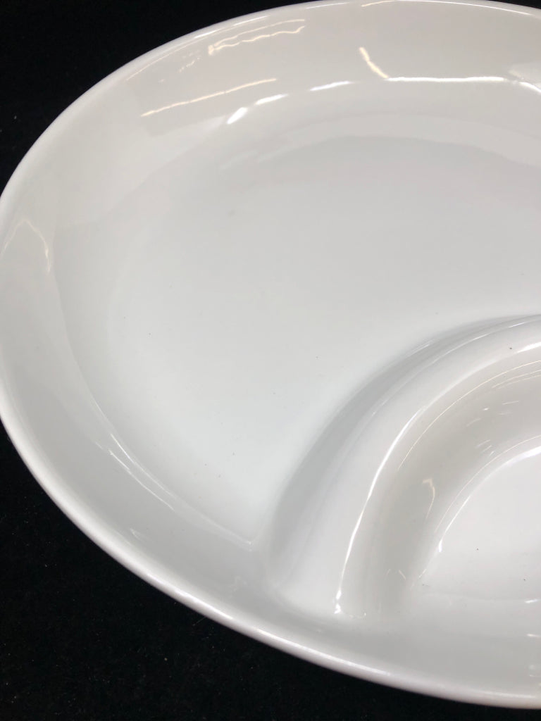 BISTRO WHITE SERVING PLATE.