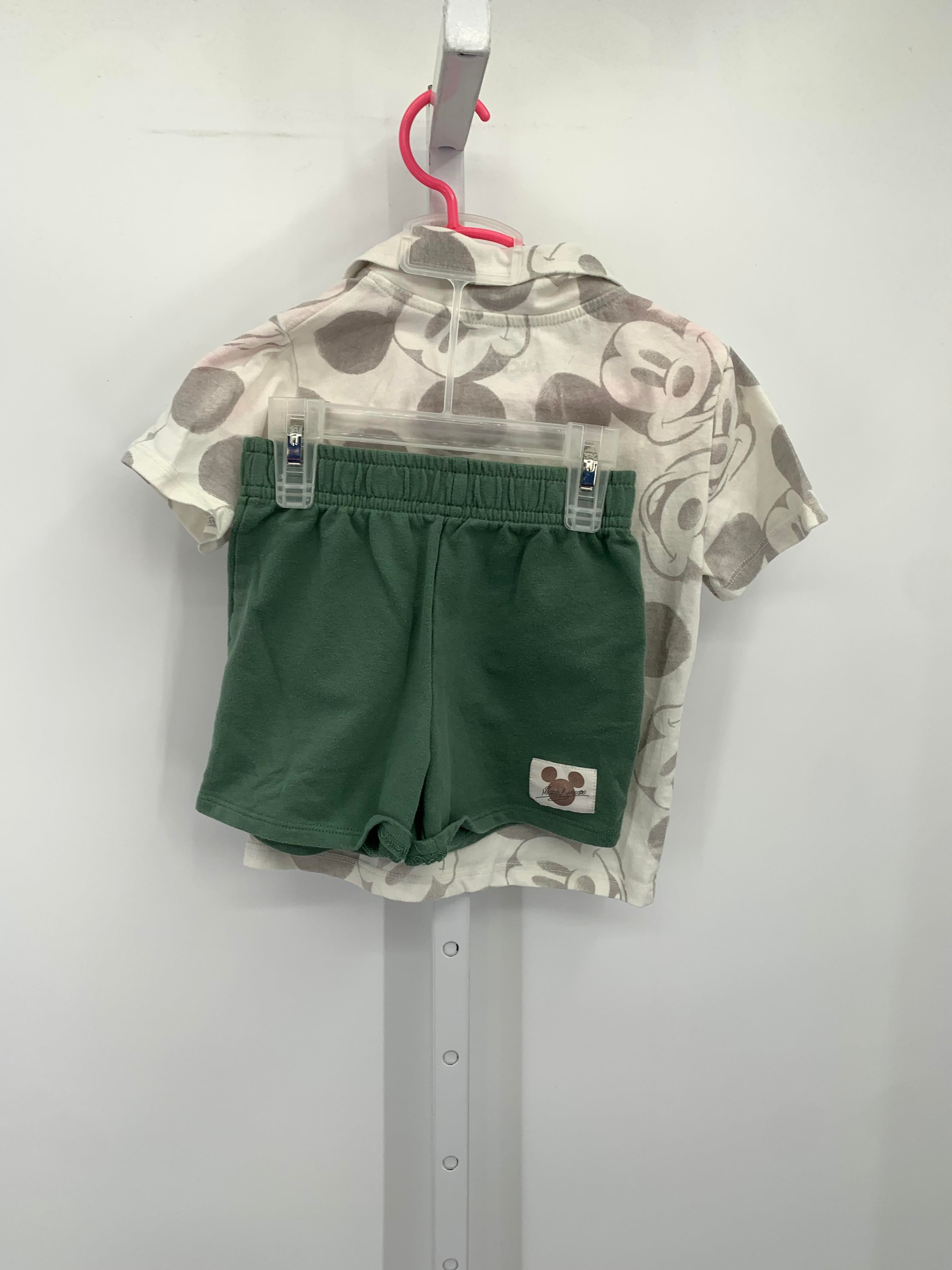 MICKEY MOUSE POLO SHIRT GREEN SHORTS