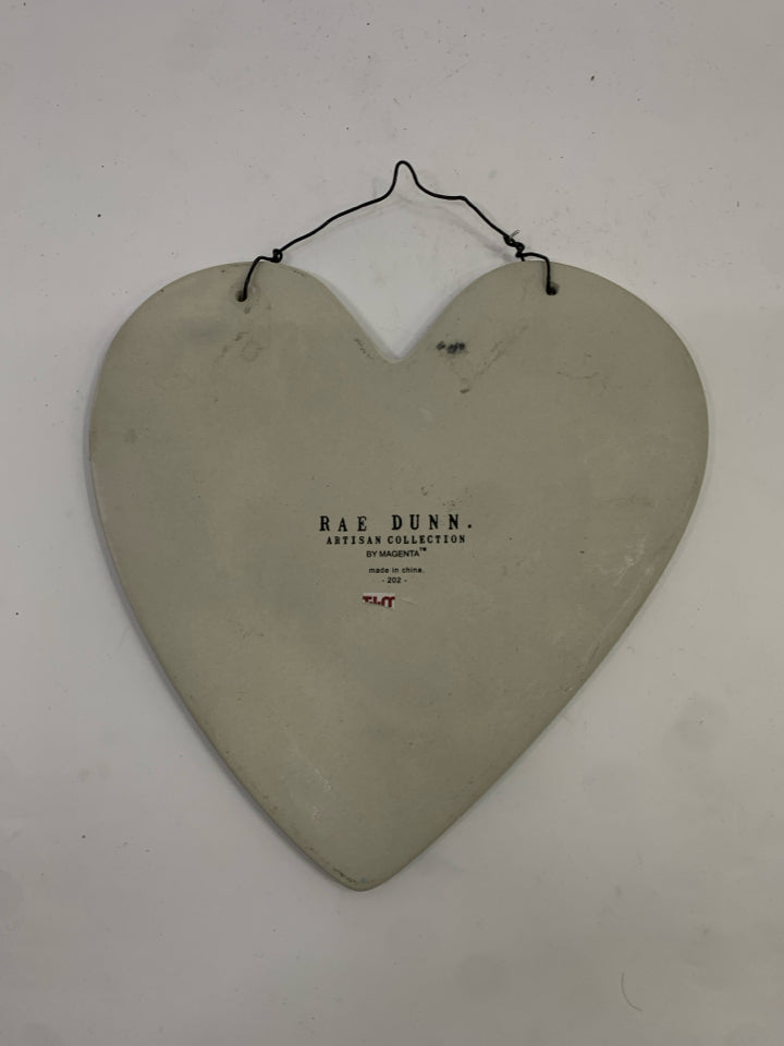 HOME SWEET HOME HEART SHAPED CERAMIC.