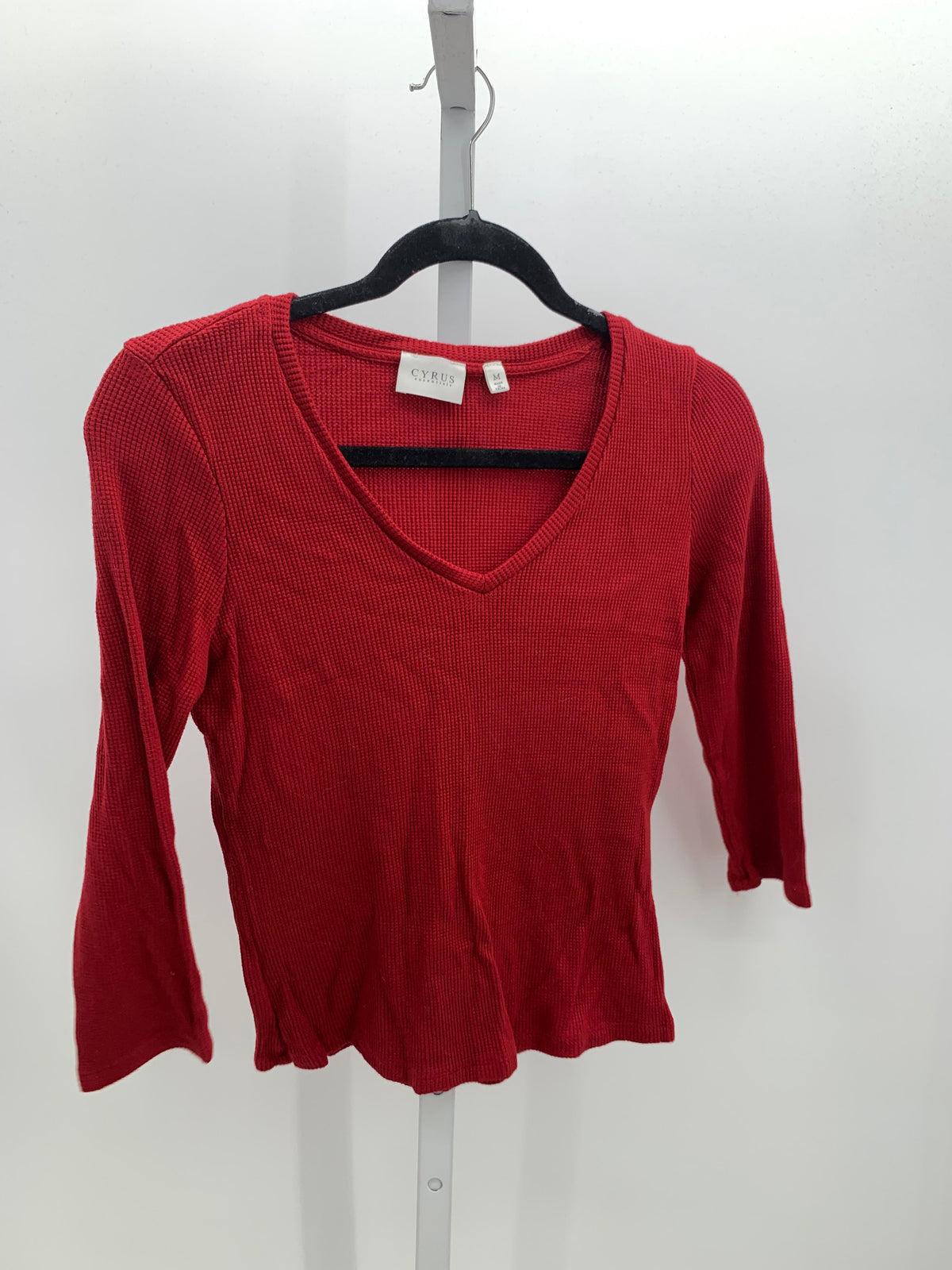cyrus Size Medium Misses 3/4 Sleeve Shirt