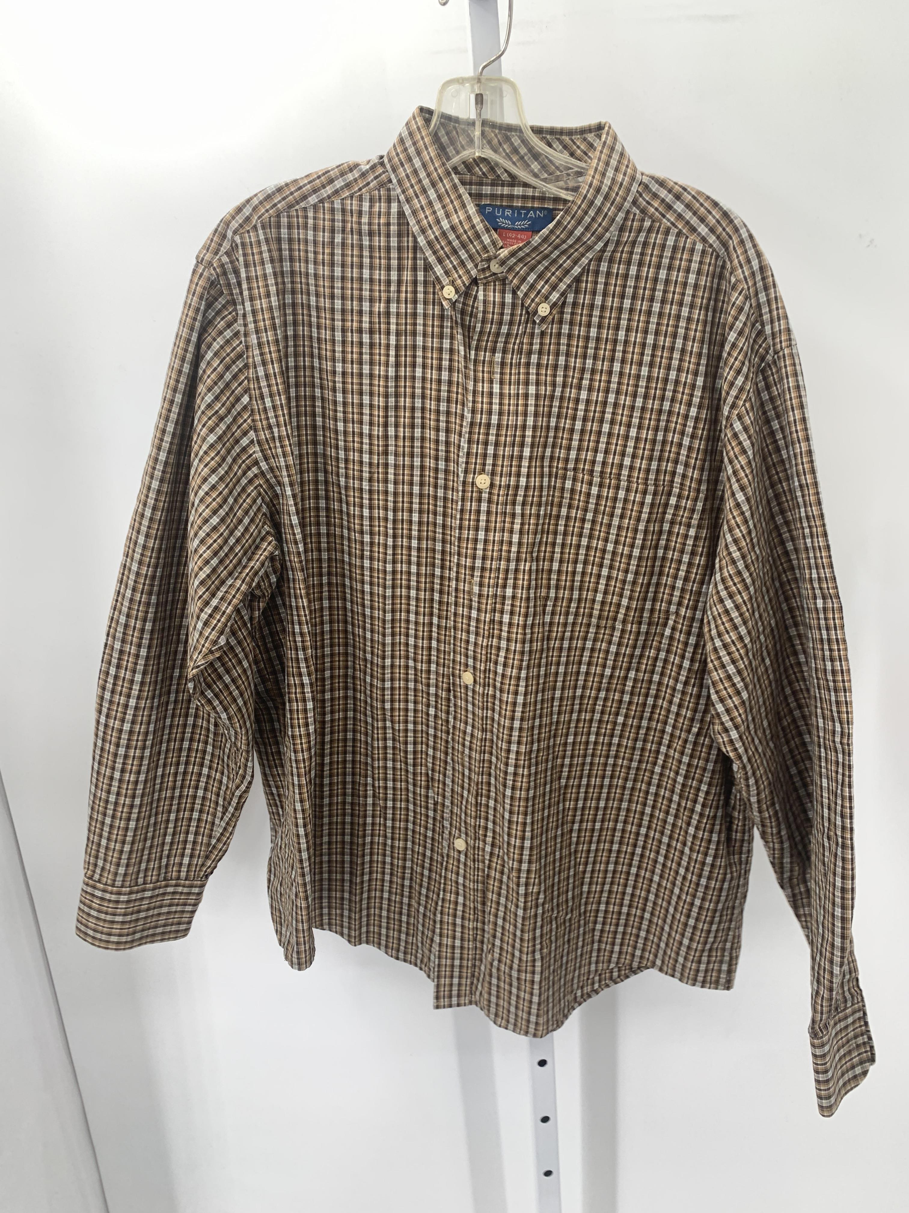 PLAID BTN DOWN