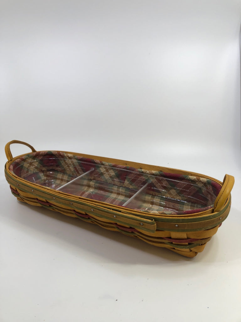 2000 CENTURY OBLONG BASKET, LINER + PROTECTOR.