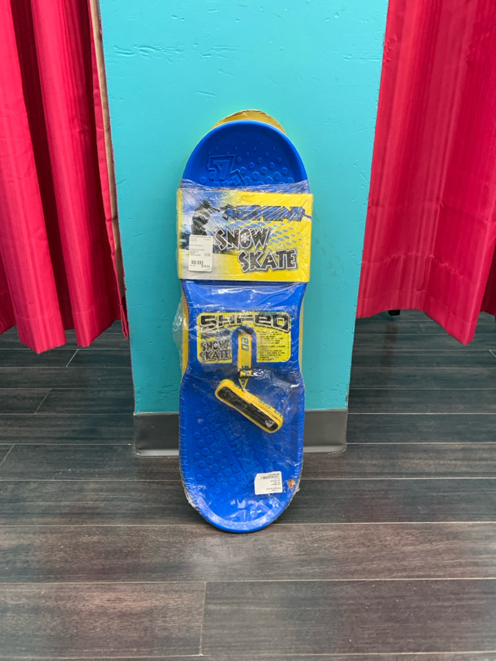 Airhead Snow Skate - Blue/Yellow