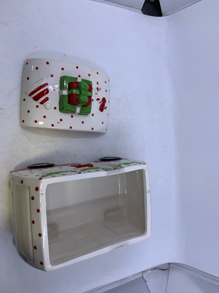 HOLIDAY CAMPER/ TRAILER COOKIE JAR