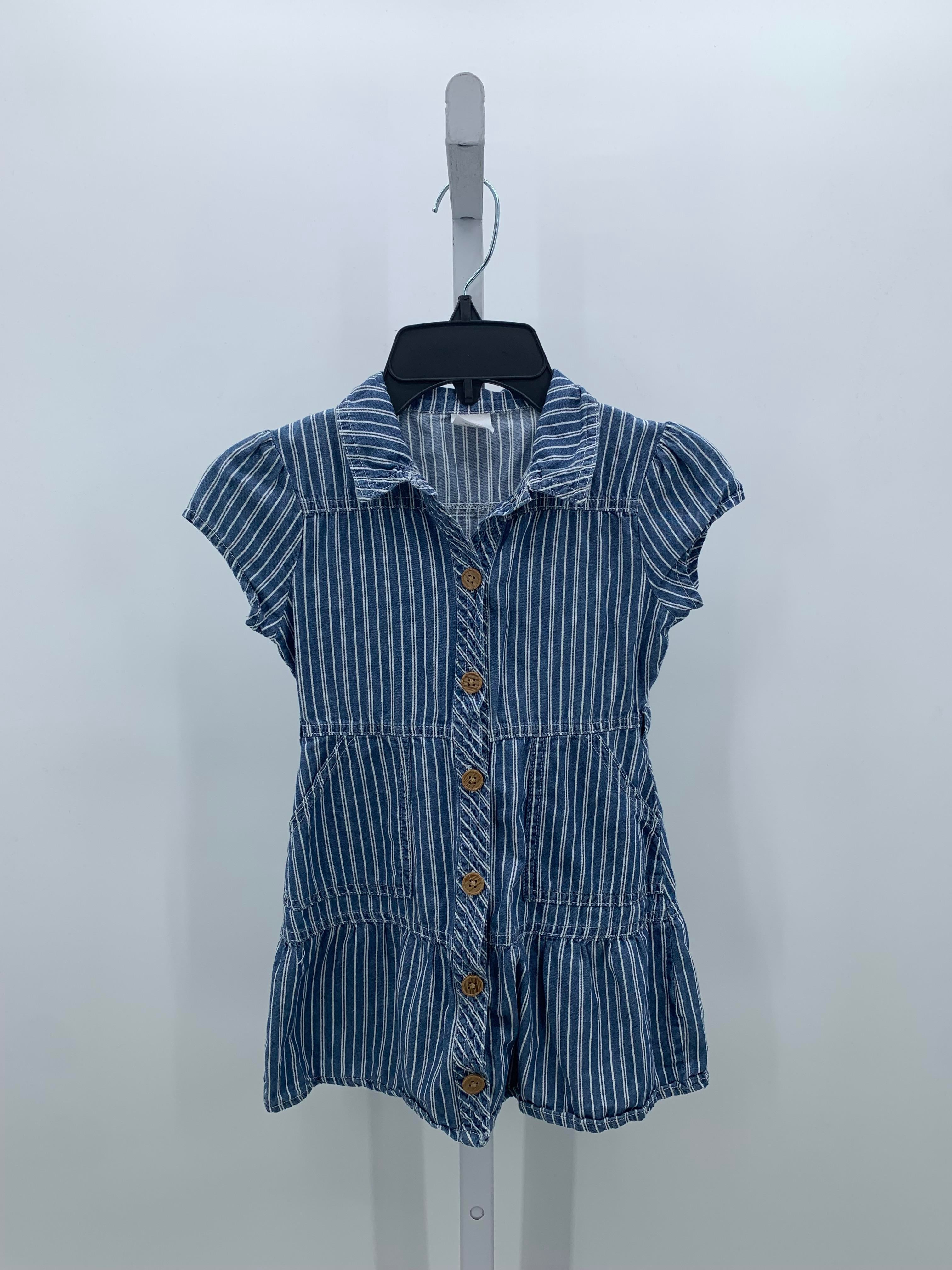 Wonder Nation Size 4-5 Girls Short Sleeve Dress