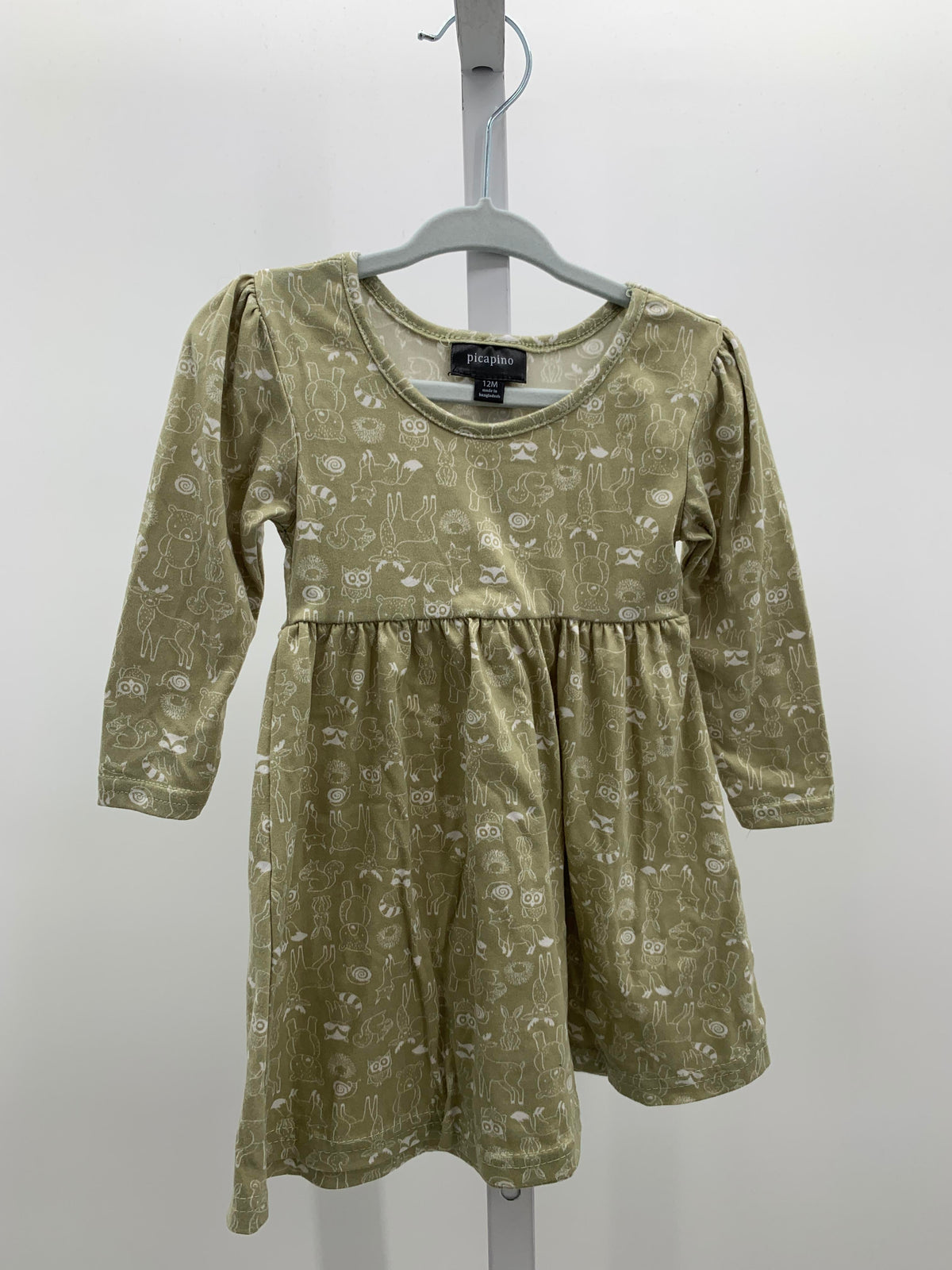 Size 12 Months Girls Long Sleeve Dress