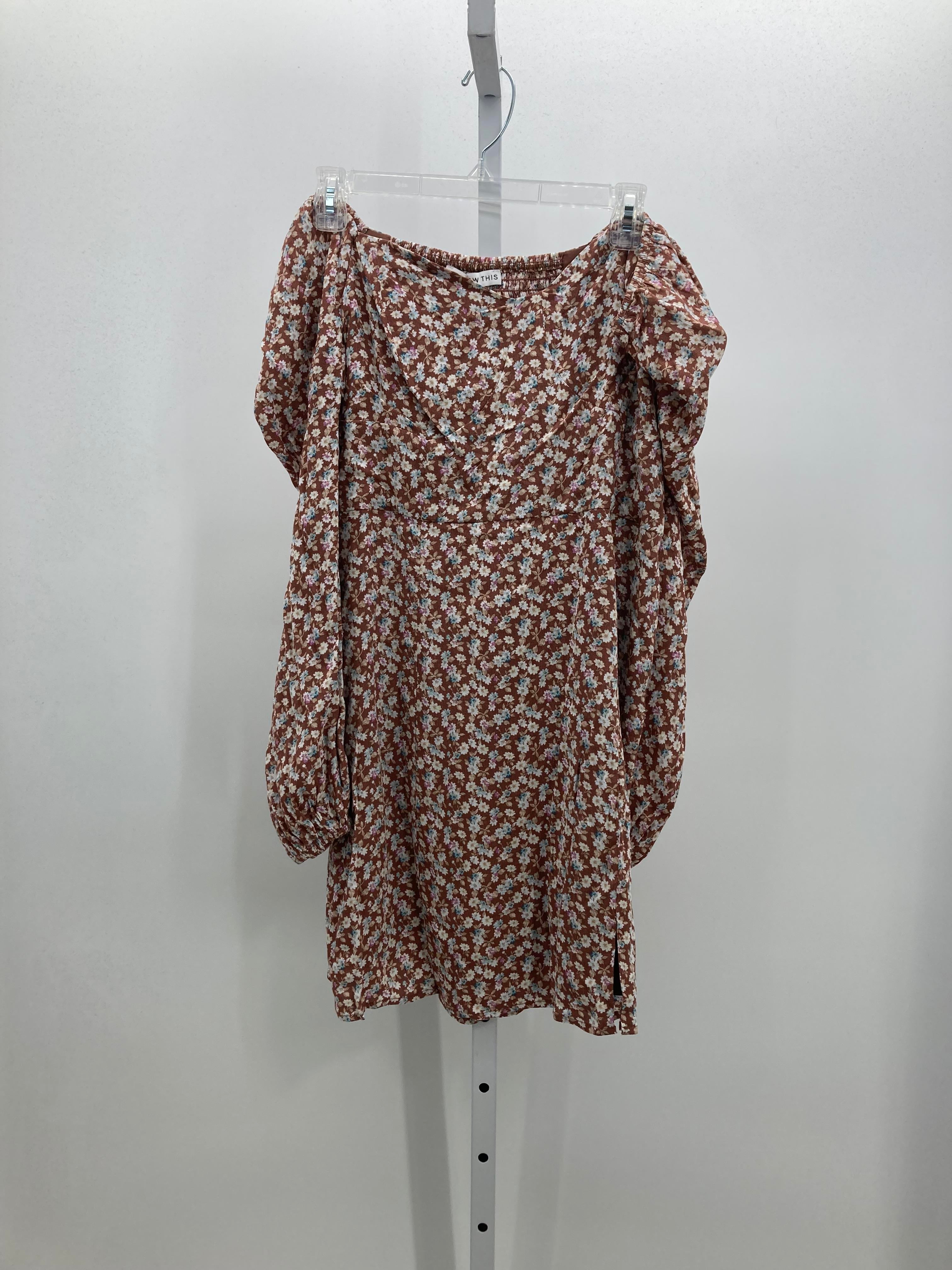 Size Medium Misses Long Sleeve Dress